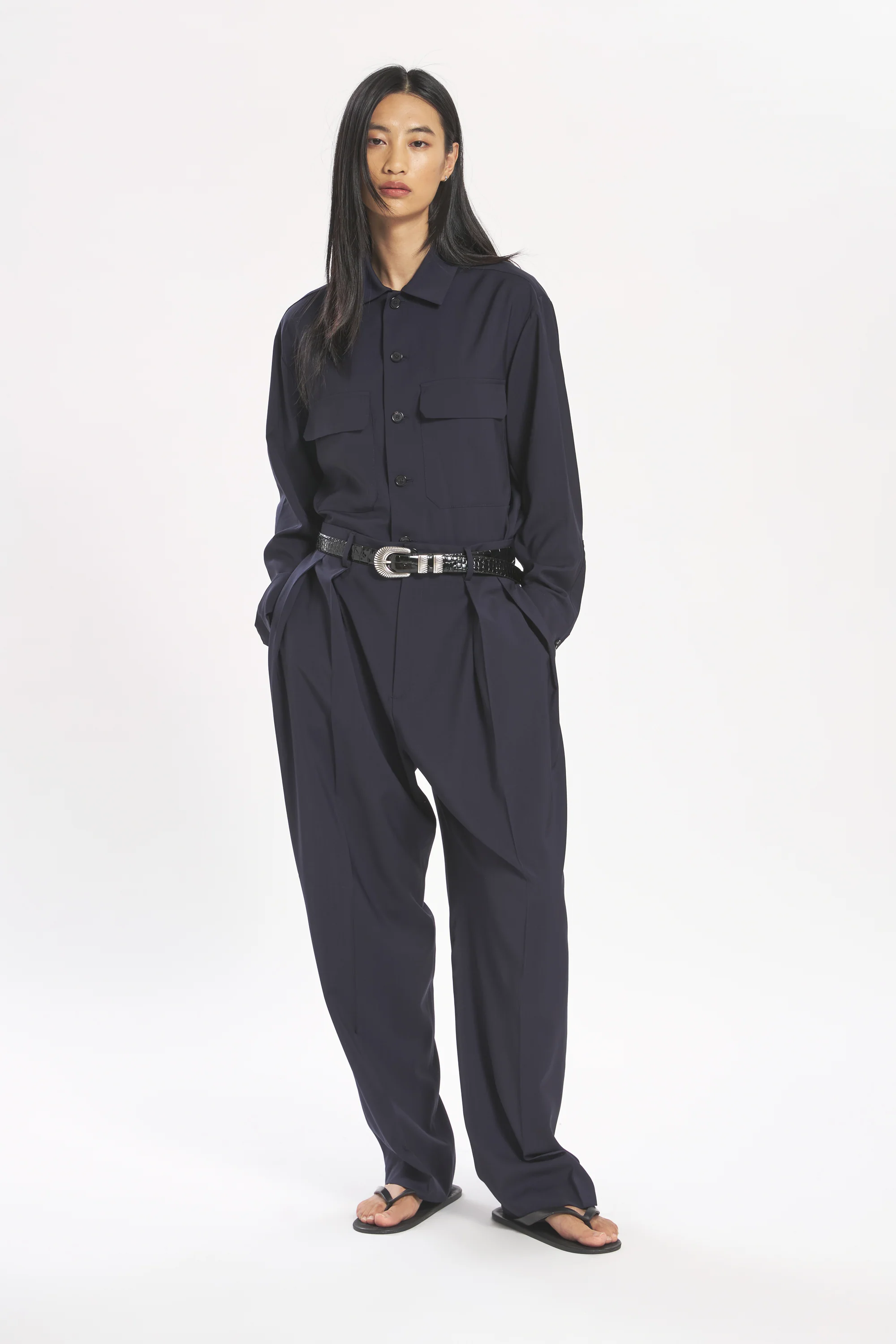 Belt Croco Nero - Image 3