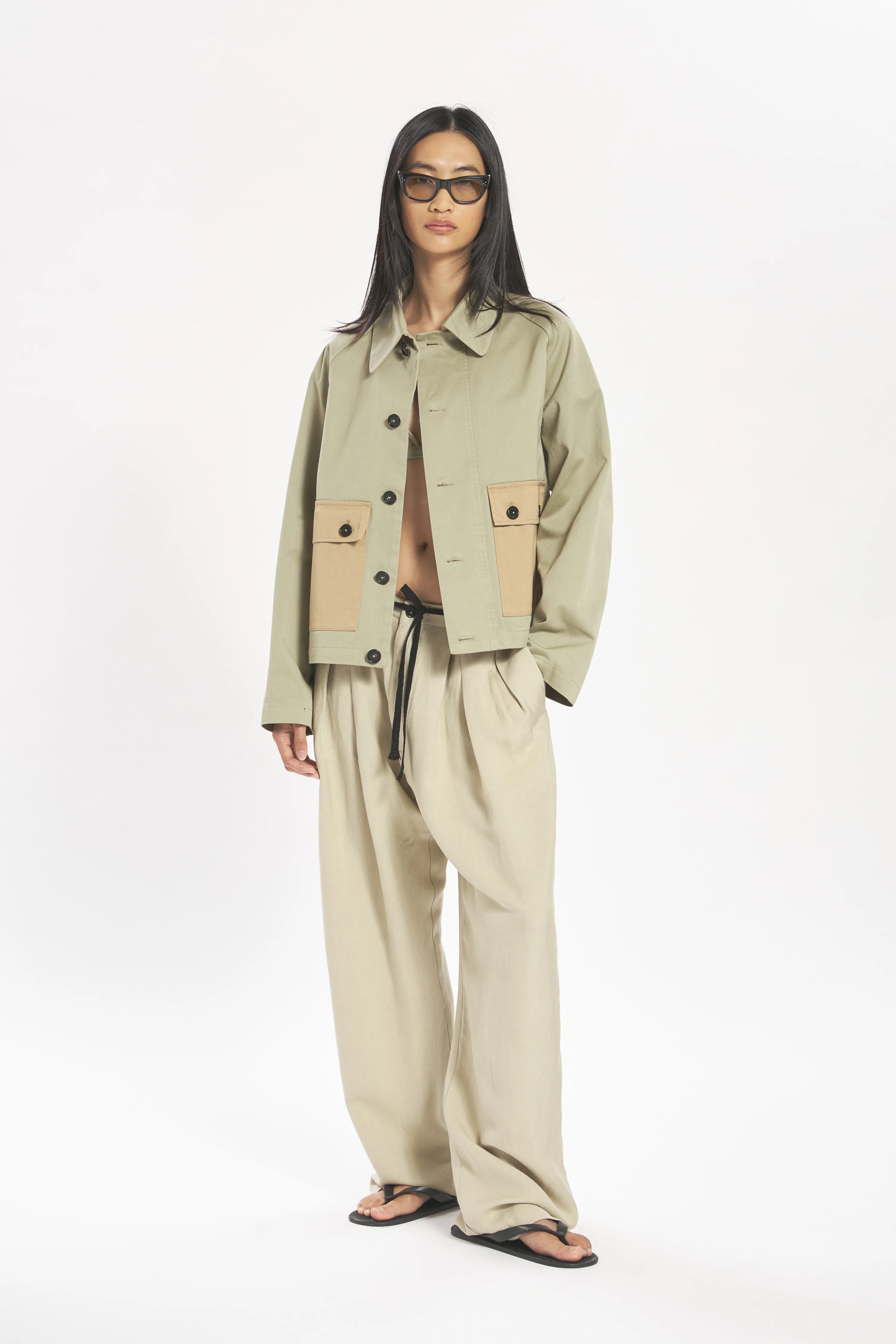 Coat Aria Varotto patchwork