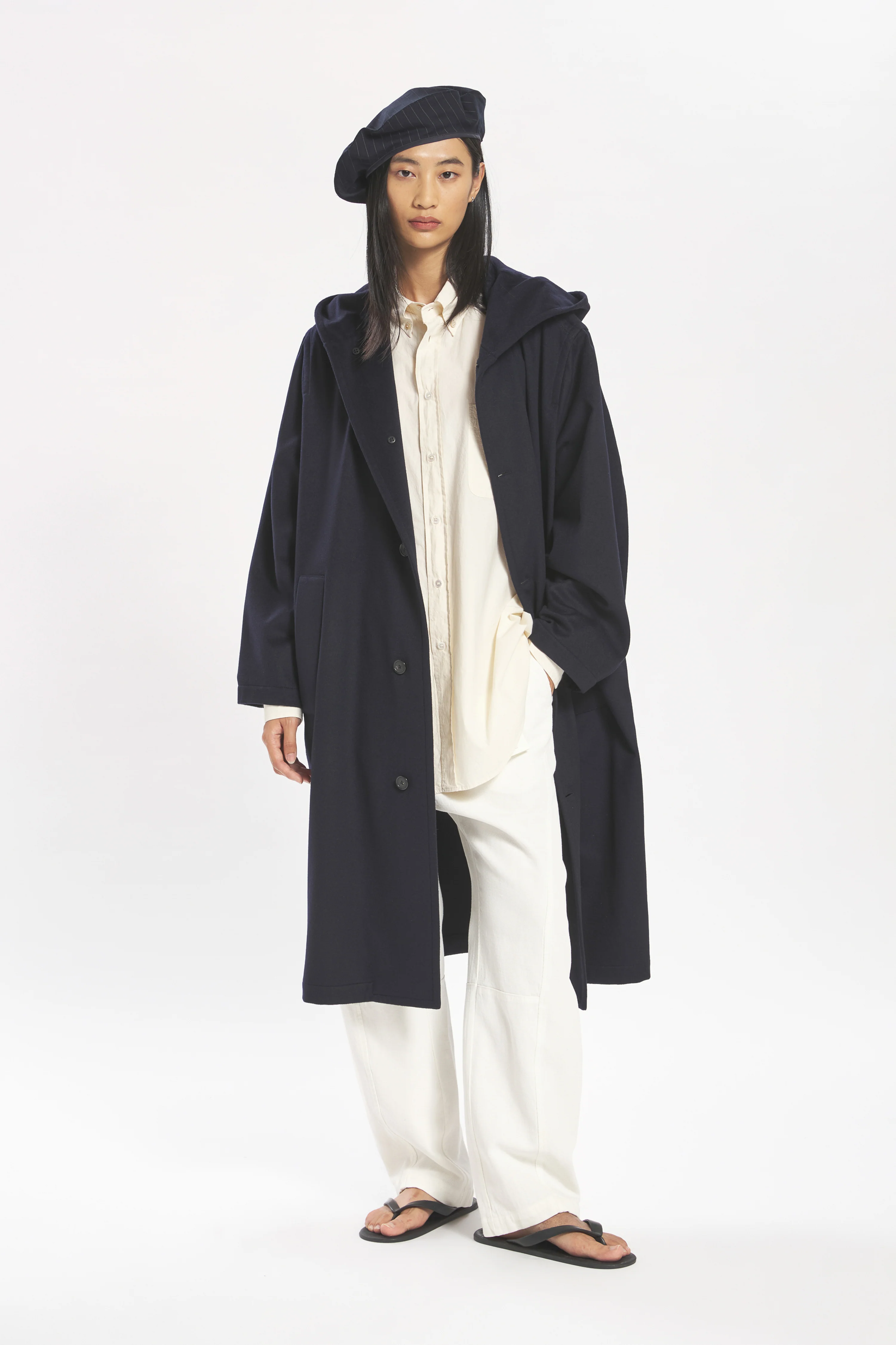 Coat Barnaba Cachemire Navy - Image 3