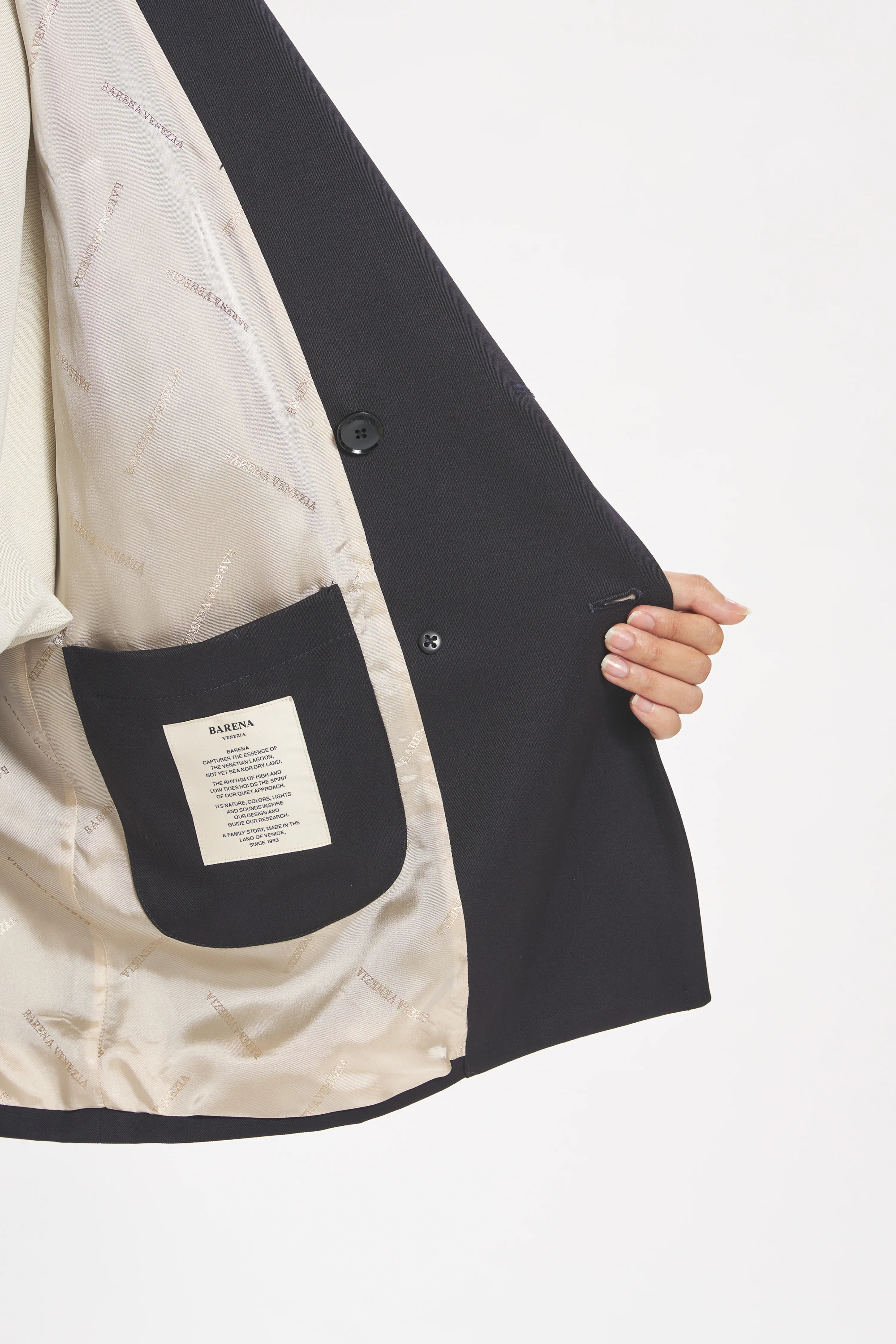Coat Ettore Semper Navy - Image 6