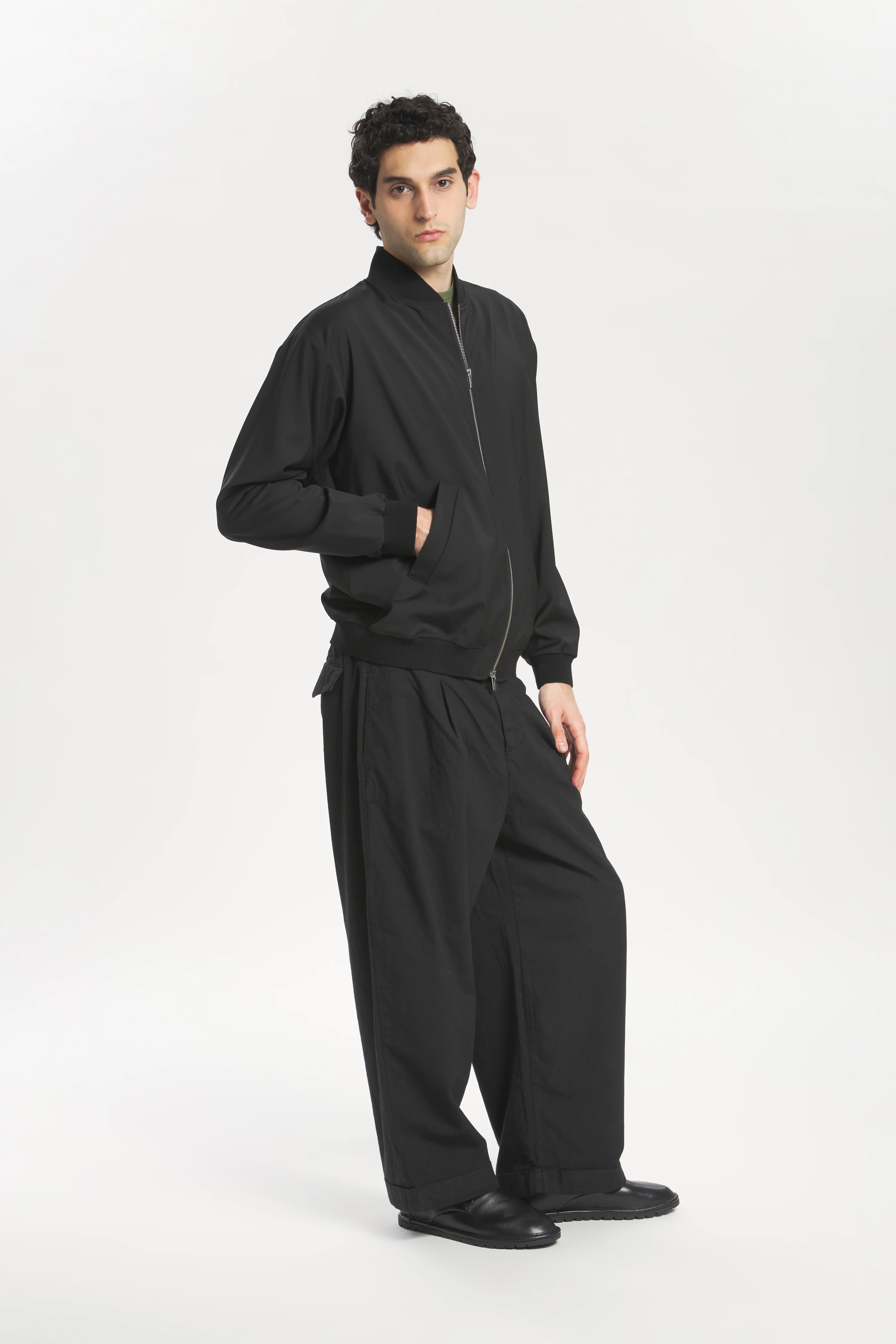 Coat  Gabier Tropical Nero - Image 3
