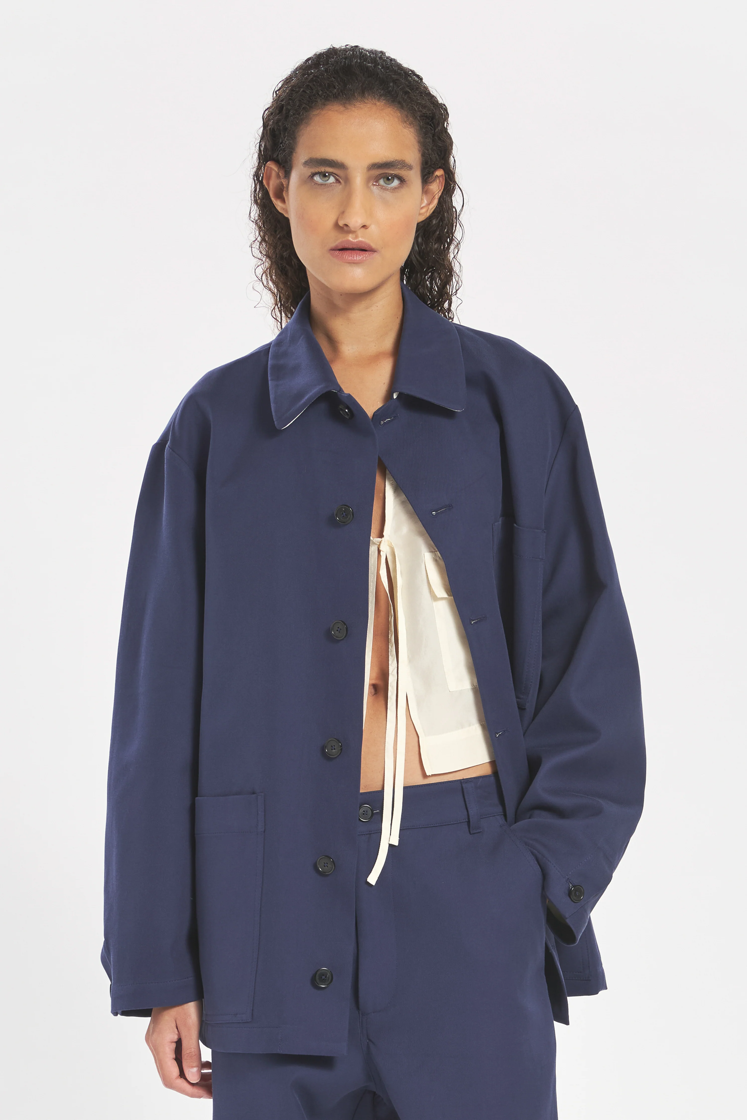 Coat Maia Duo Navy - Image 3