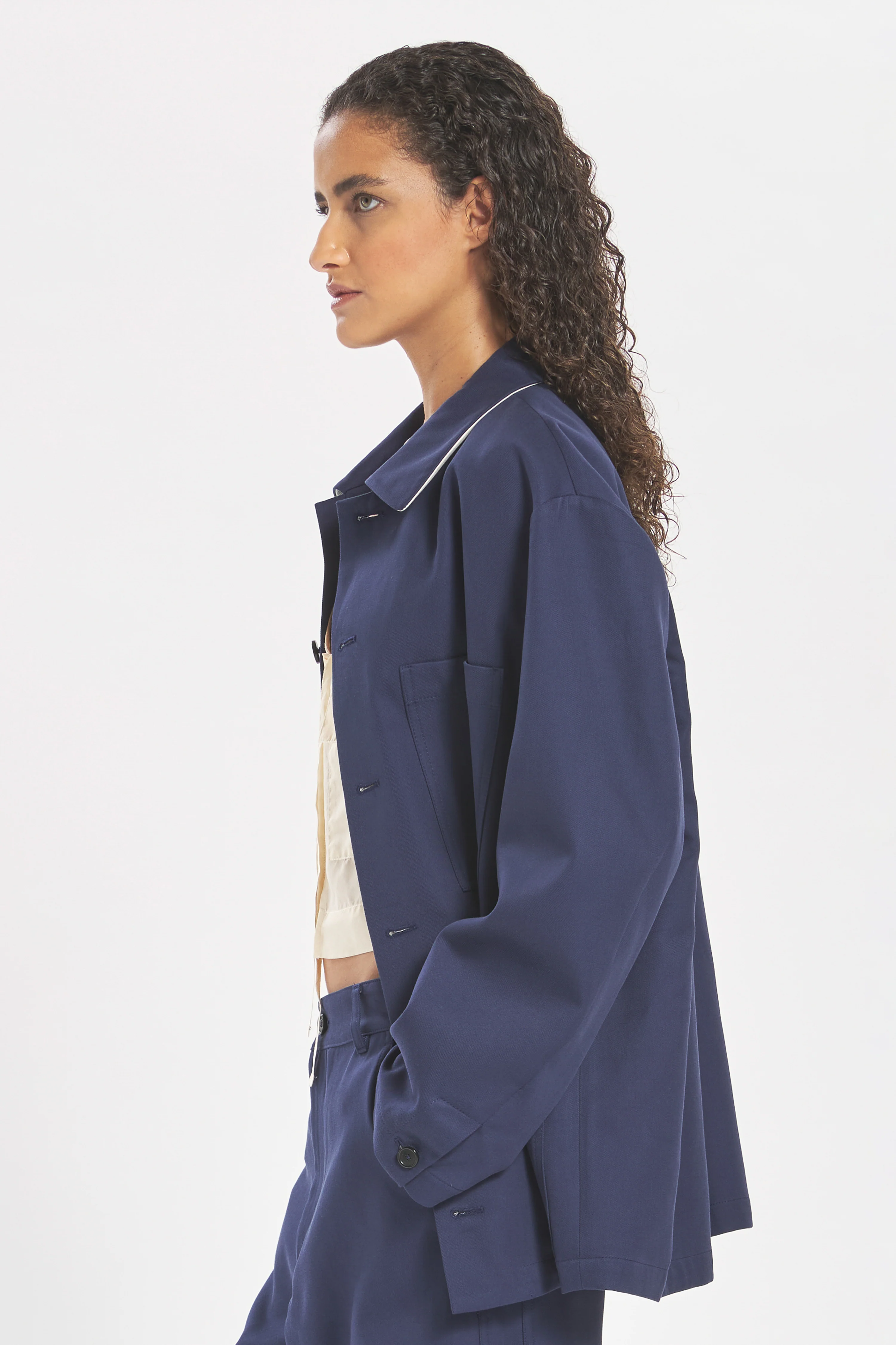 Coat Maia Duo Navy - Image 4