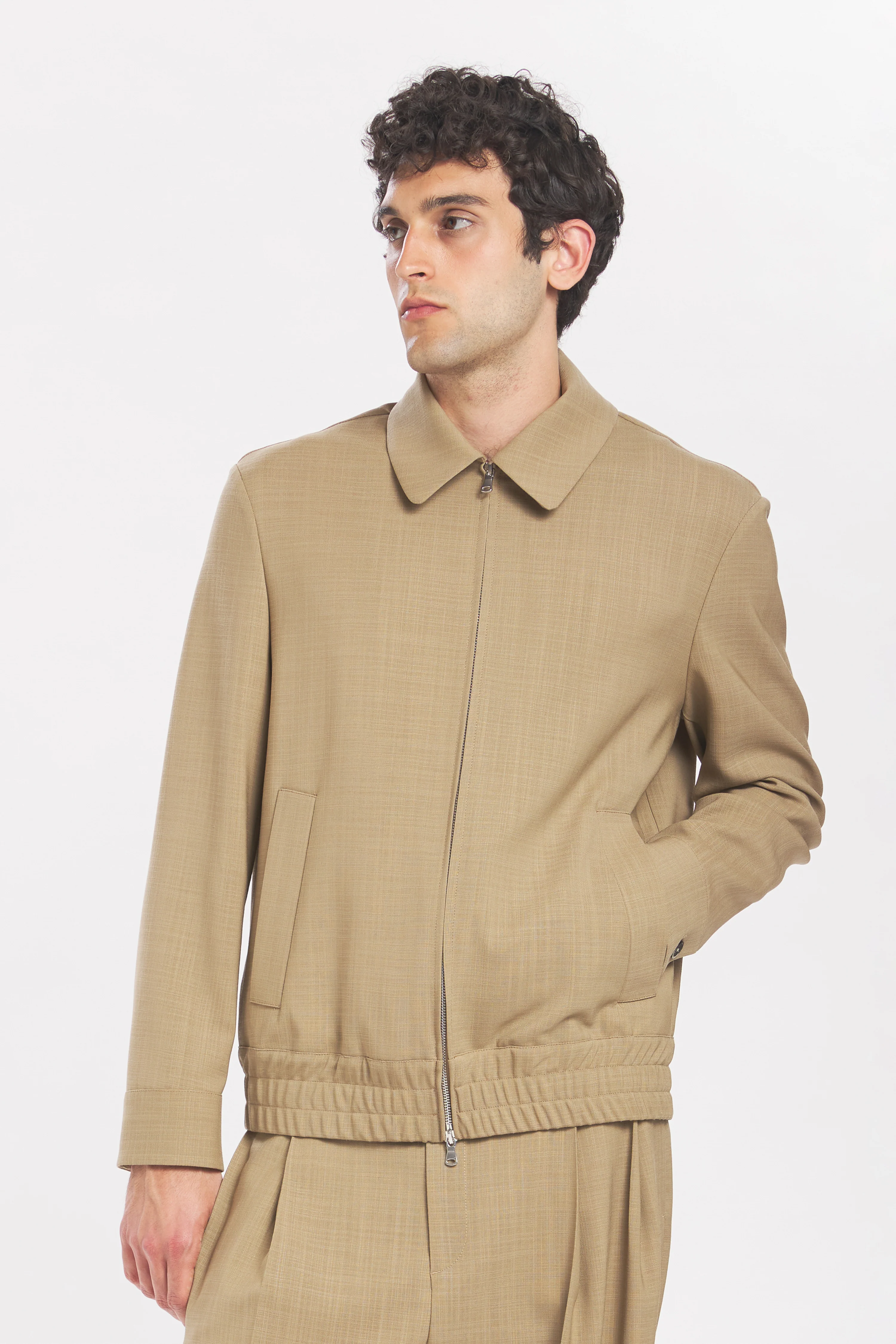Coat Tibio Grana Khaki - Image 3