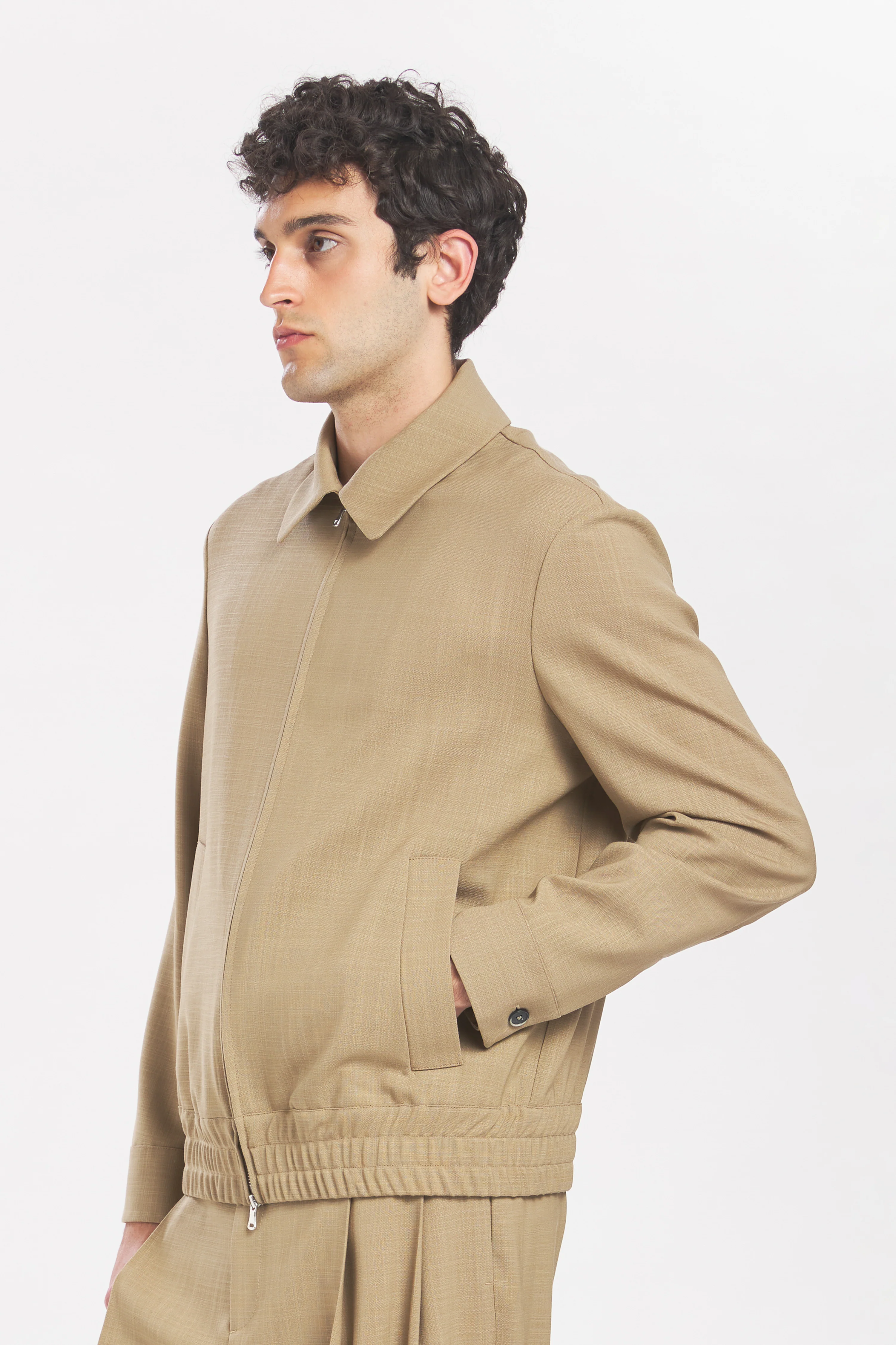 Coat Tibio Grana Khaki - Image 4