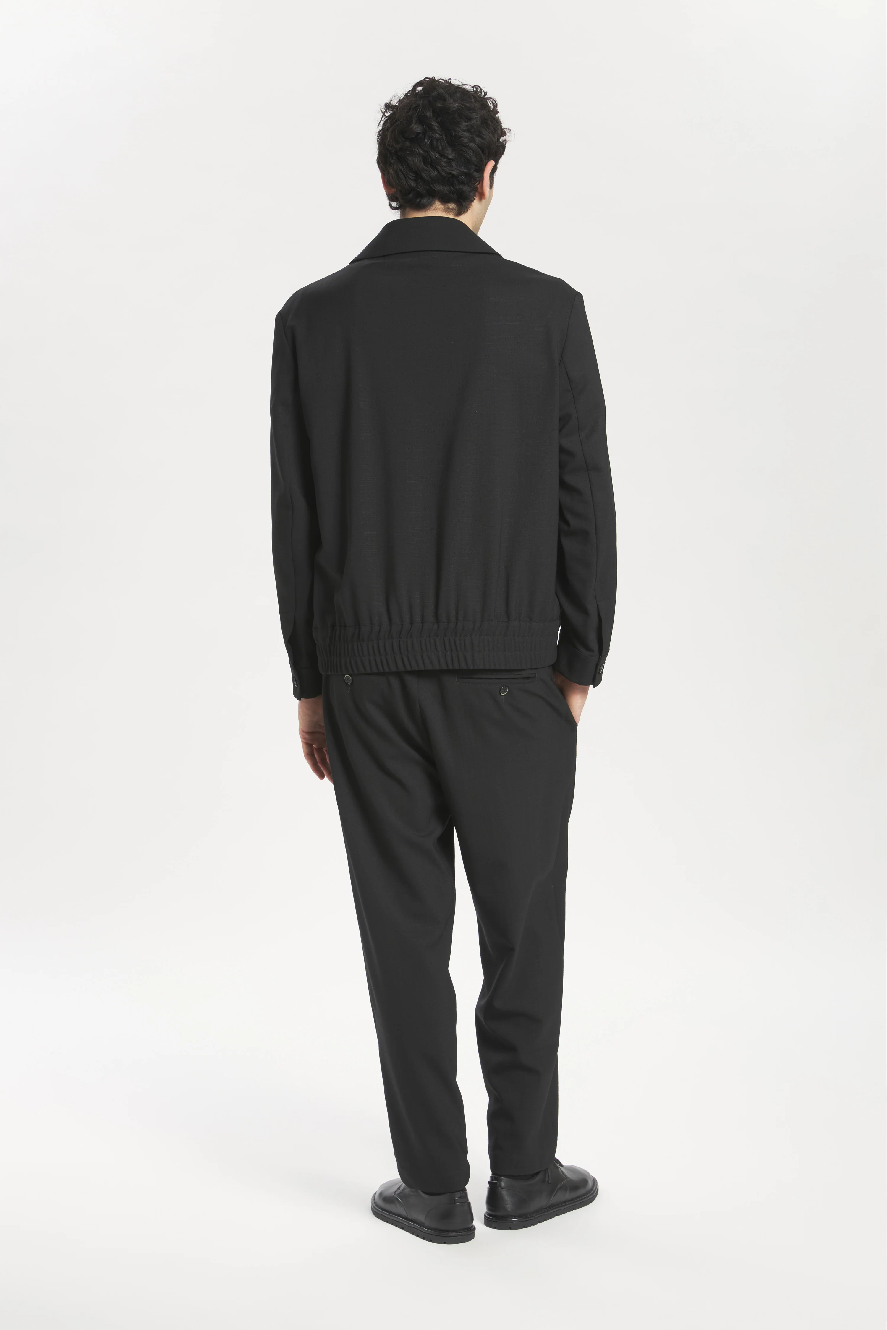 Coat  Tibio Grana Nero - Image 4