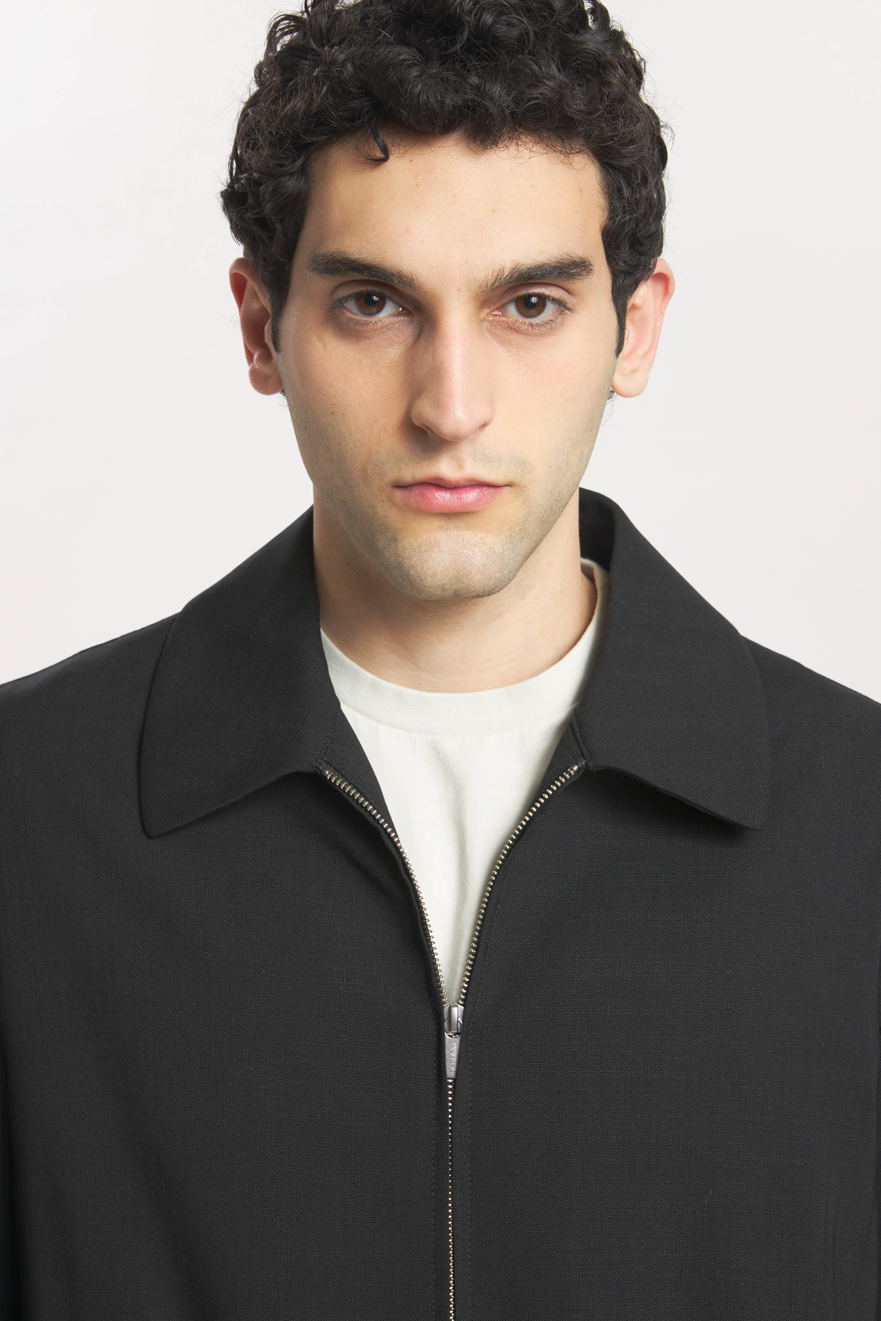 Coat  Tibio Grana Nero - Image 5