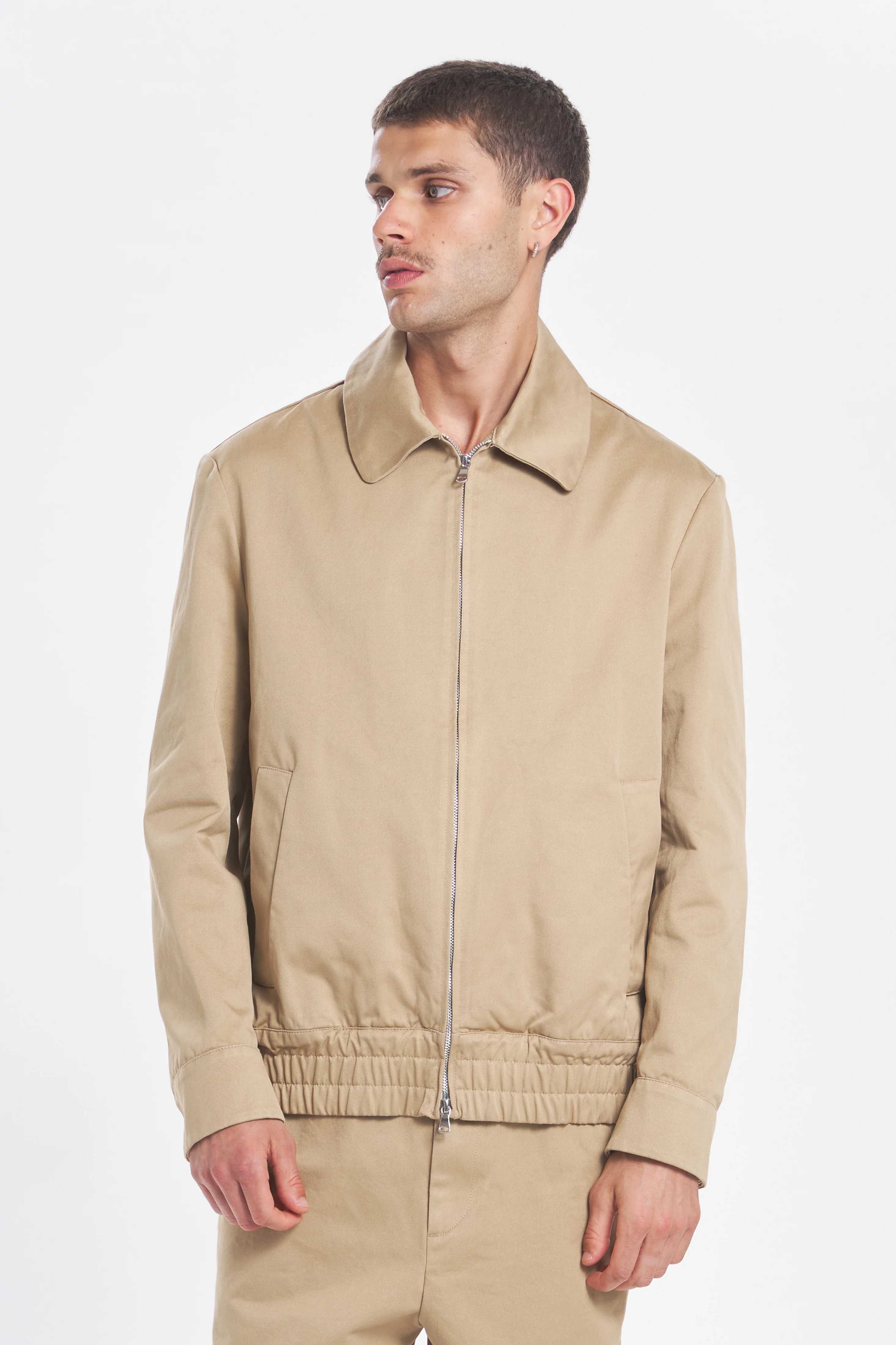 Coat Tibio Varotto Khaki - Image 4