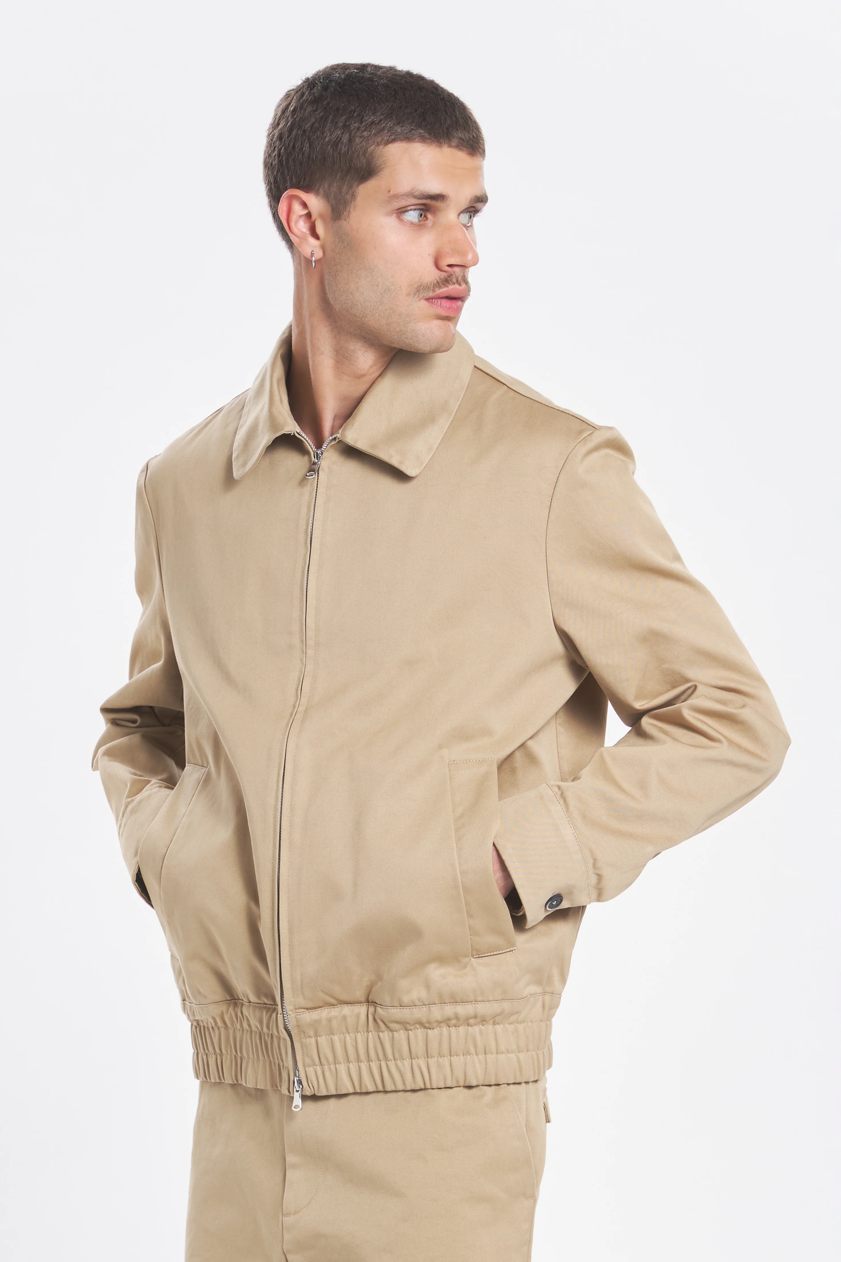 Coat Tibio Varotto Khaki - Image 5