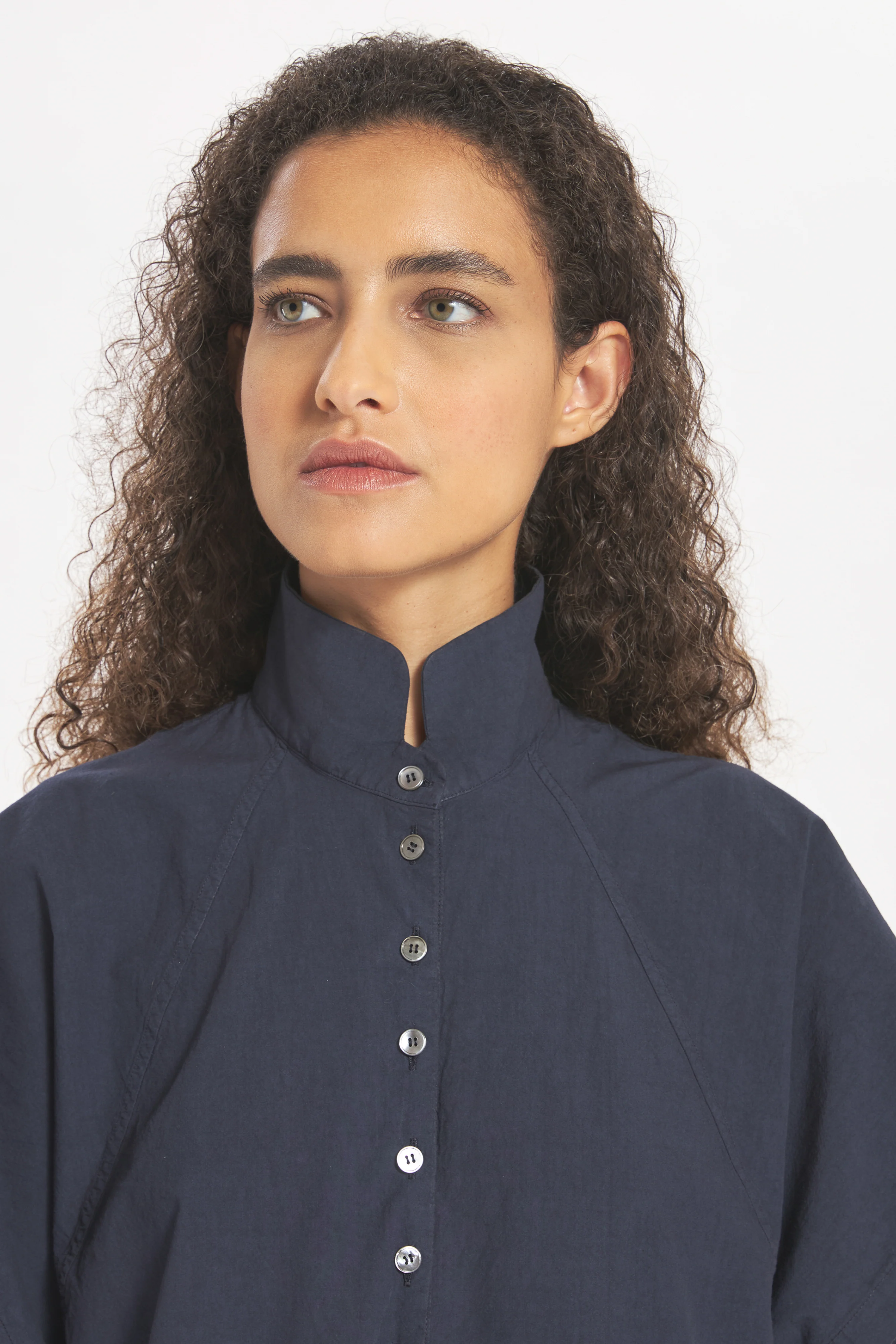 Dress Serafina Tendon Navy - Image 5