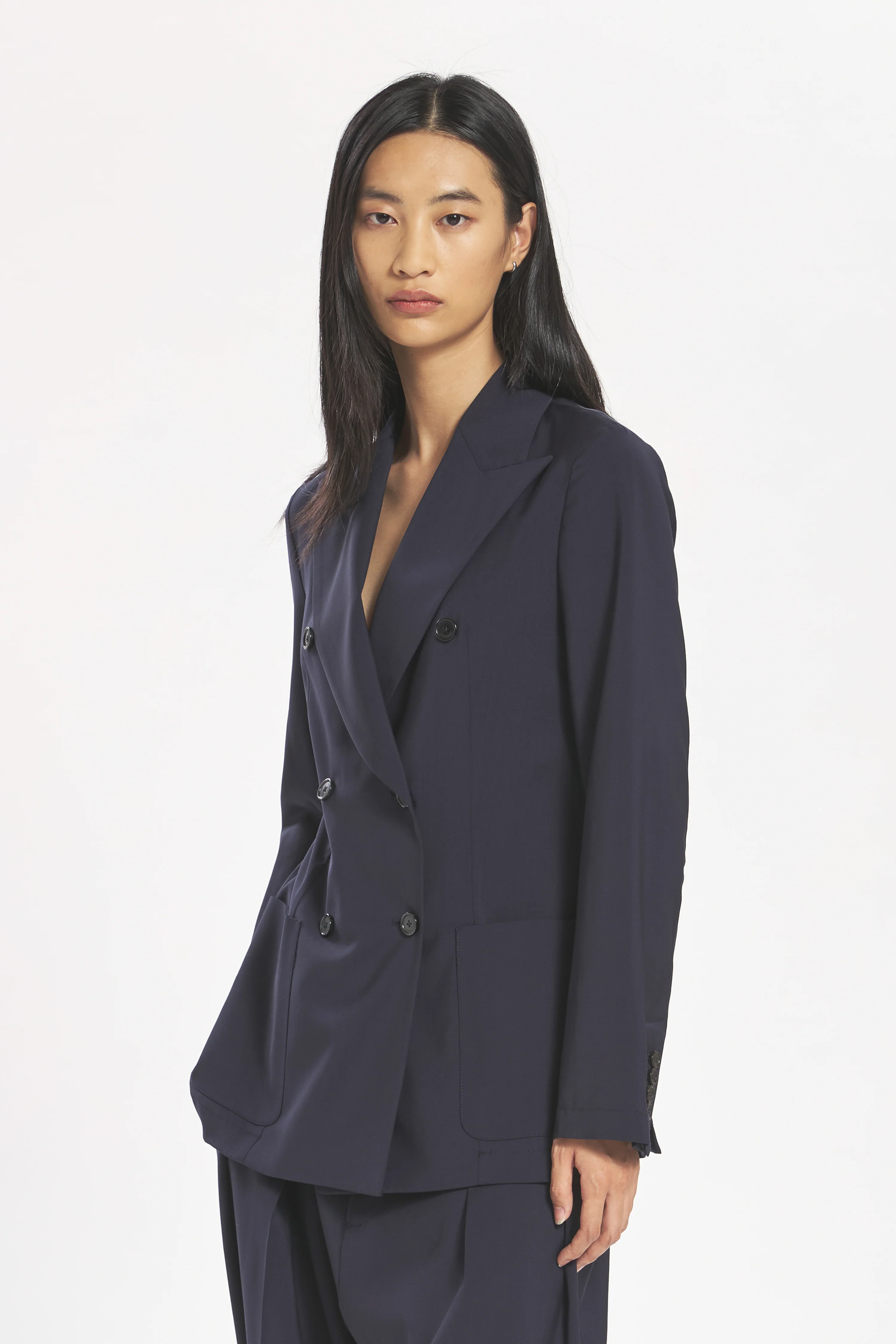 Jacket Divina Tropical  Navy - Image 3