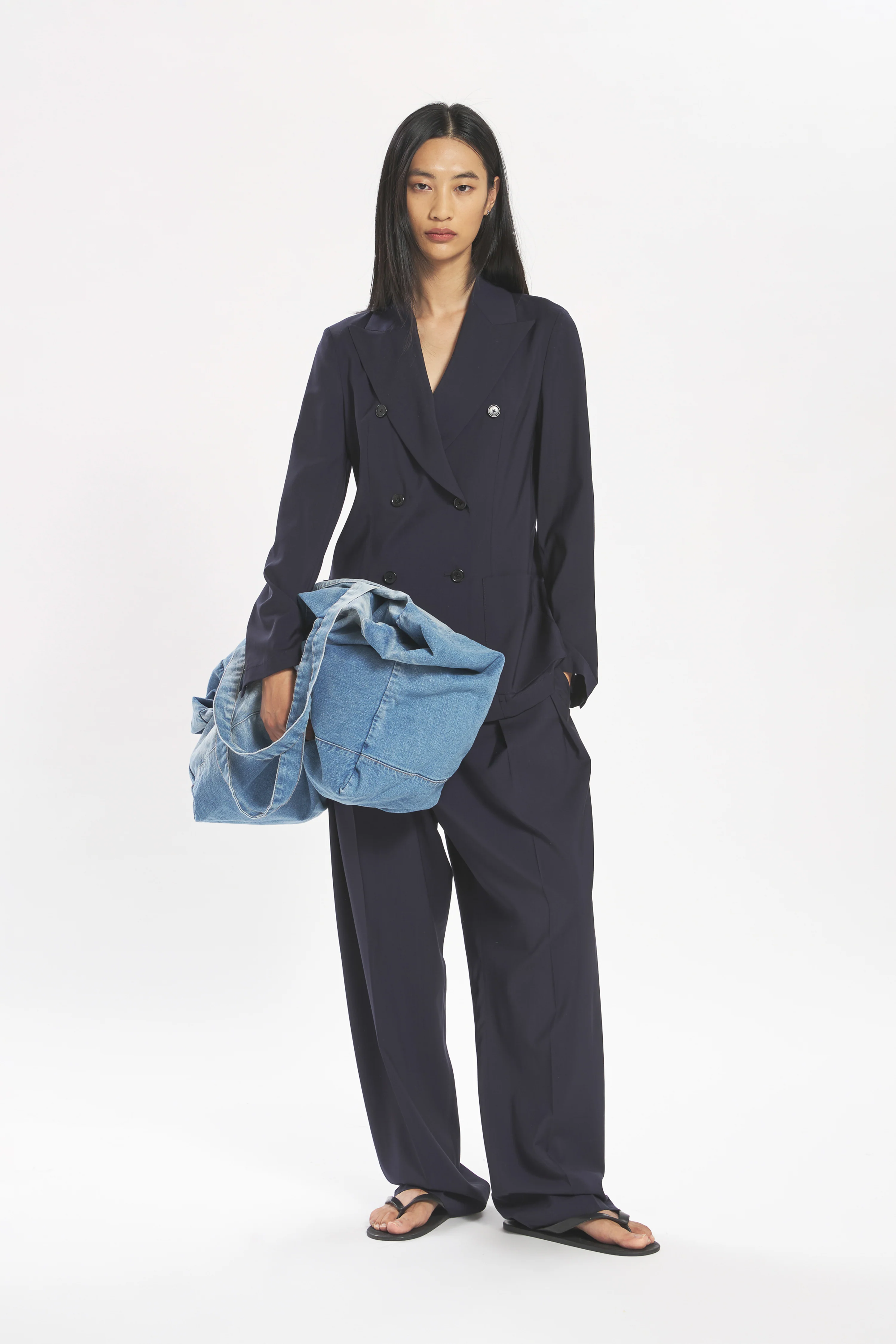 Jacket Divina Tropical  Navy - Image 5