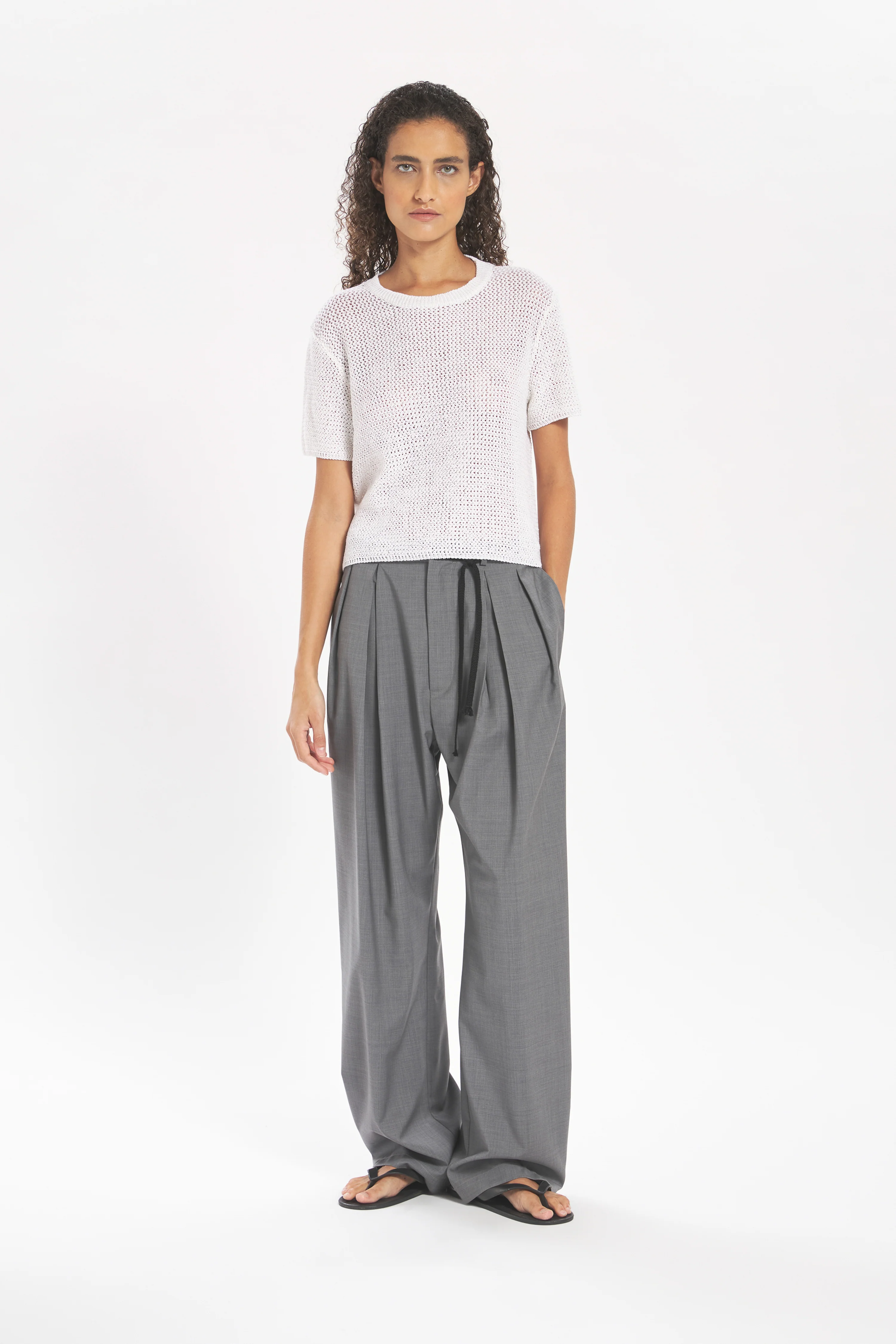 Knitwear Renè Aura Bianco - Image 5
