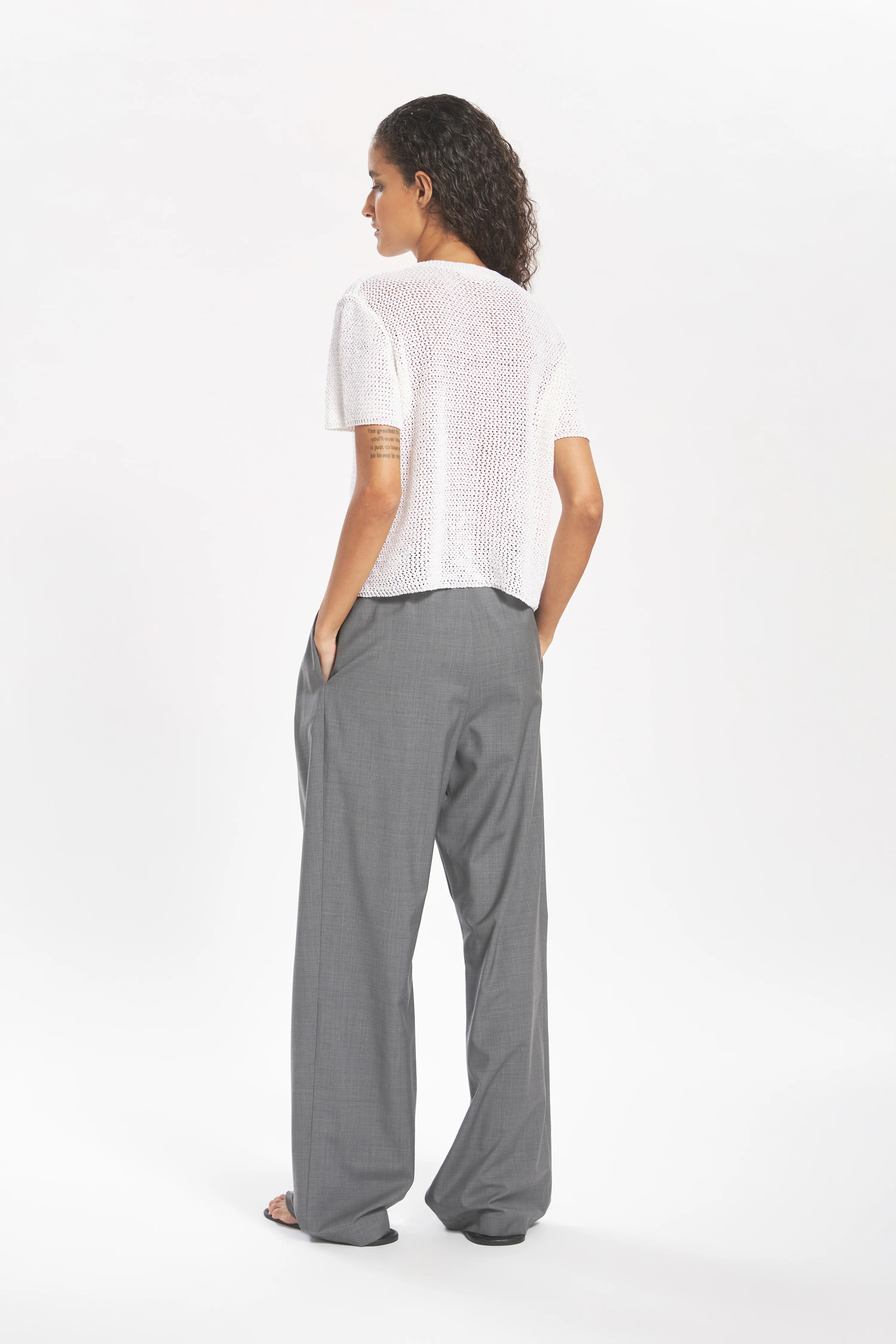 Knitwear Renè Aura Bianco - Image 6
