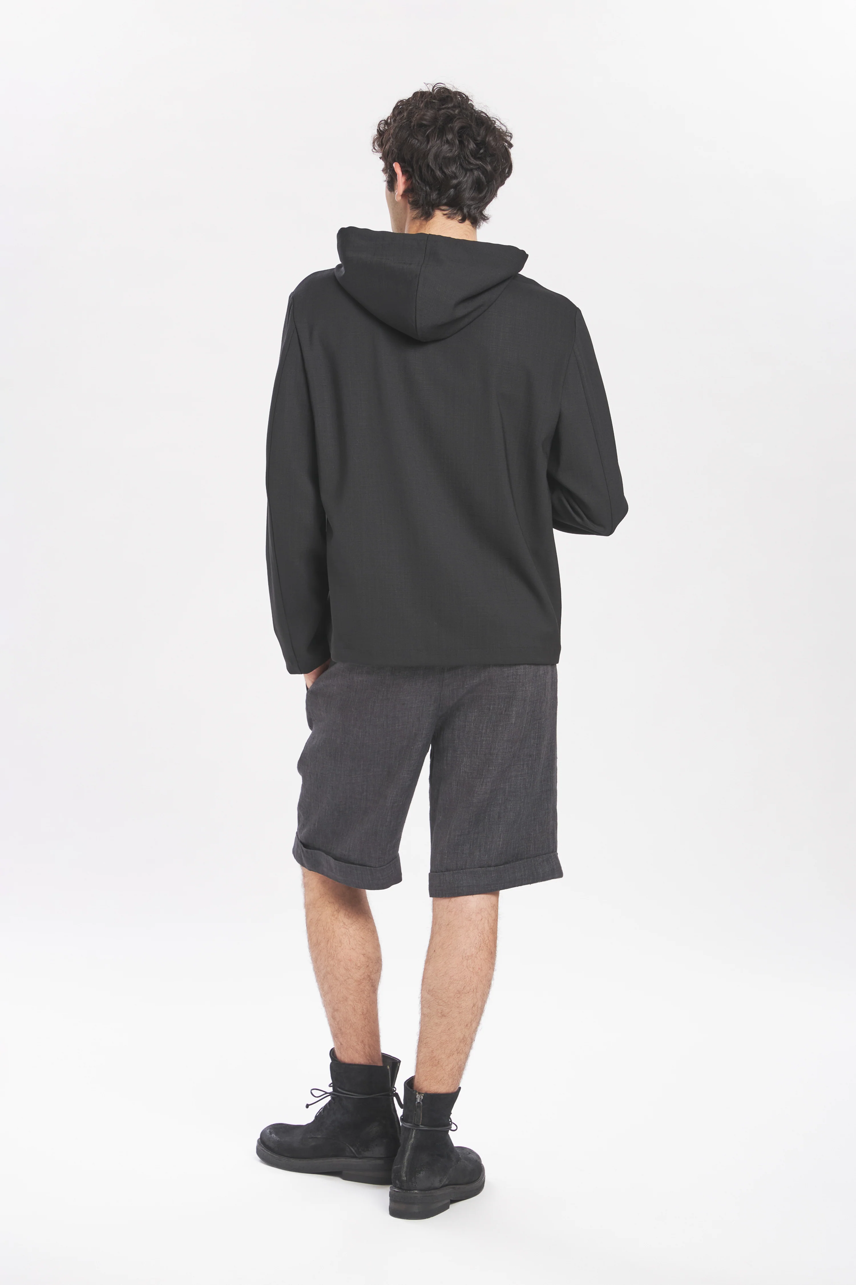 Overshirt Caroman Grana Nero - Image 3