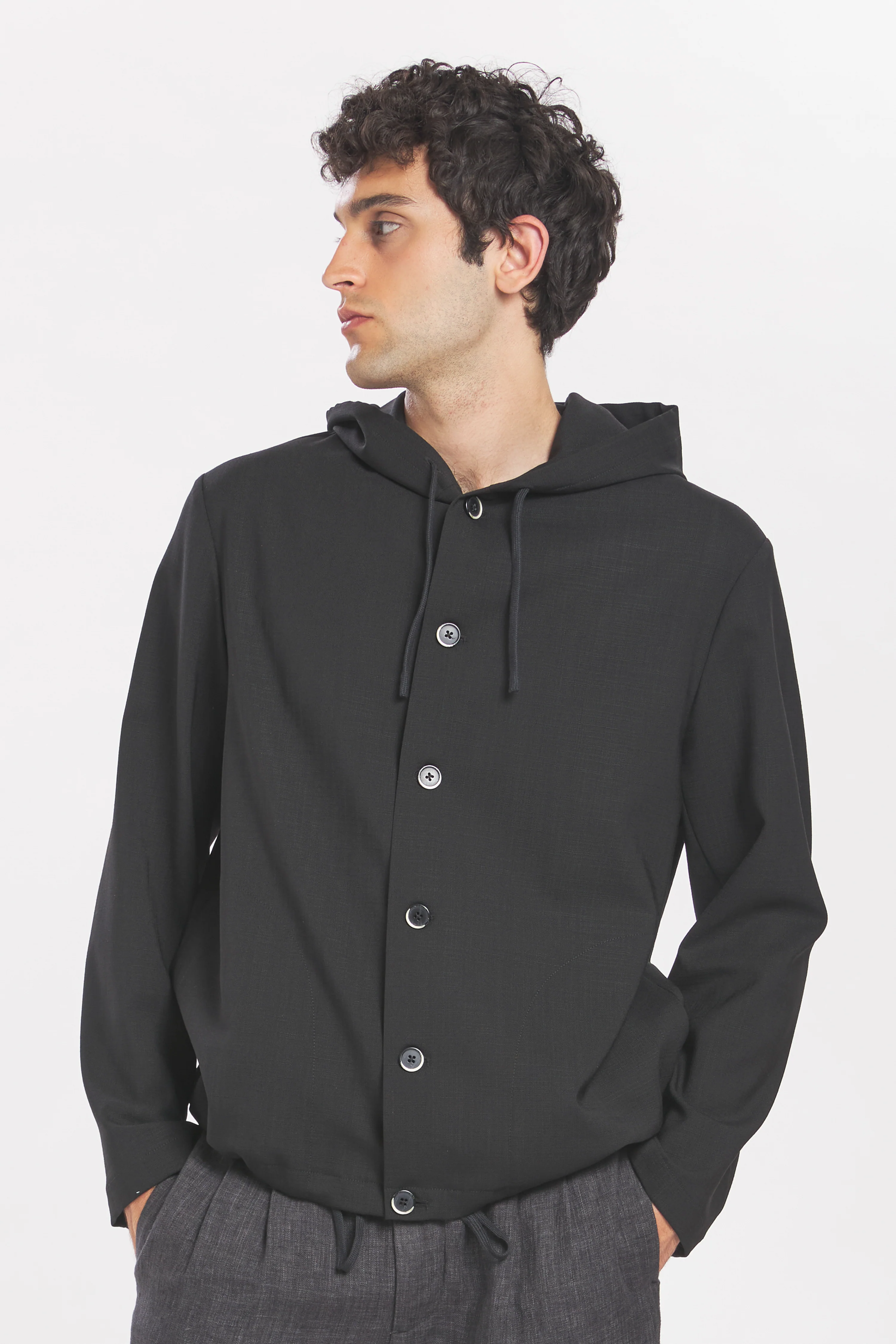 Overshirt Caroman Grana Nero - Image 4