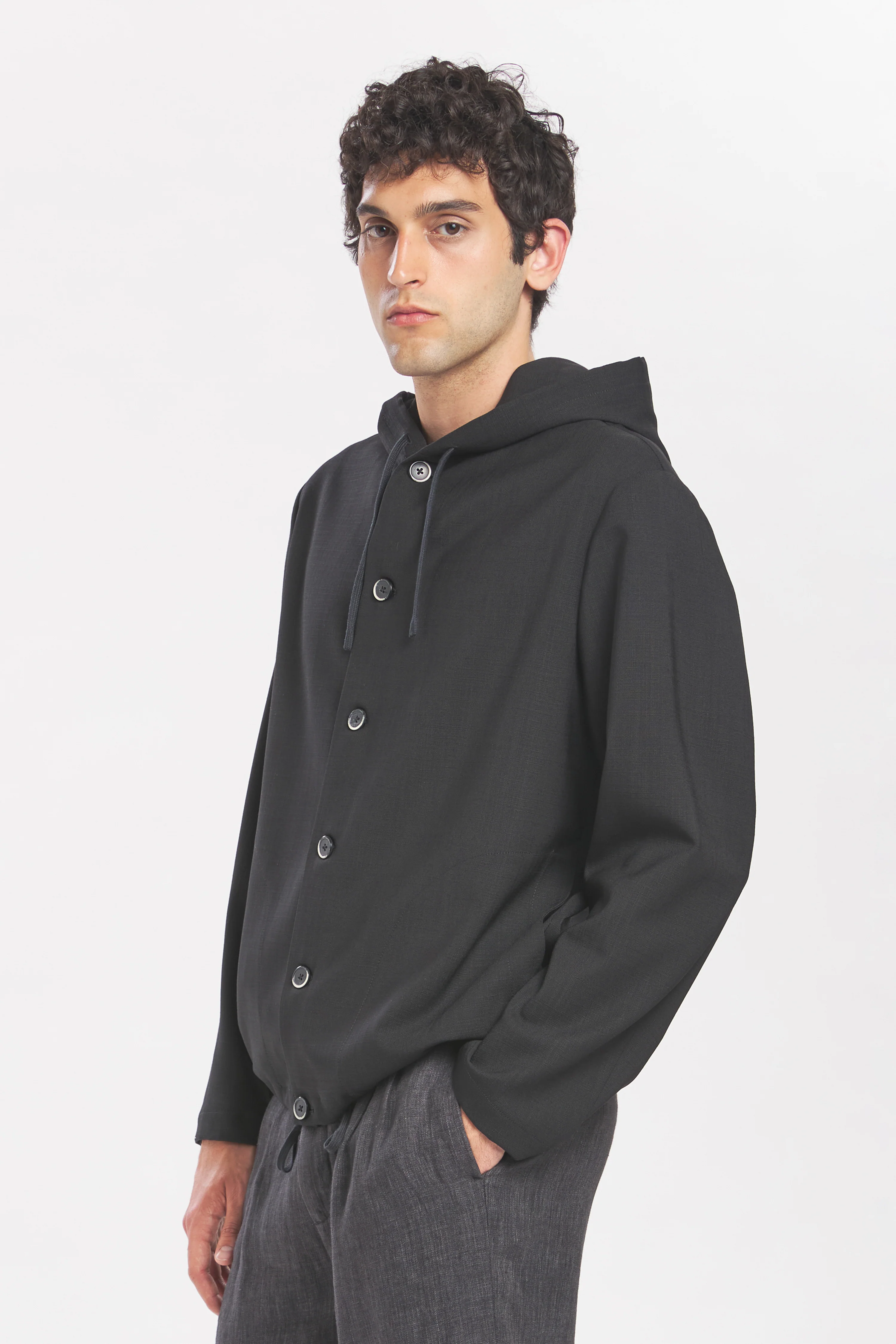 Overshirt Caroman Grana Nero - Image 5