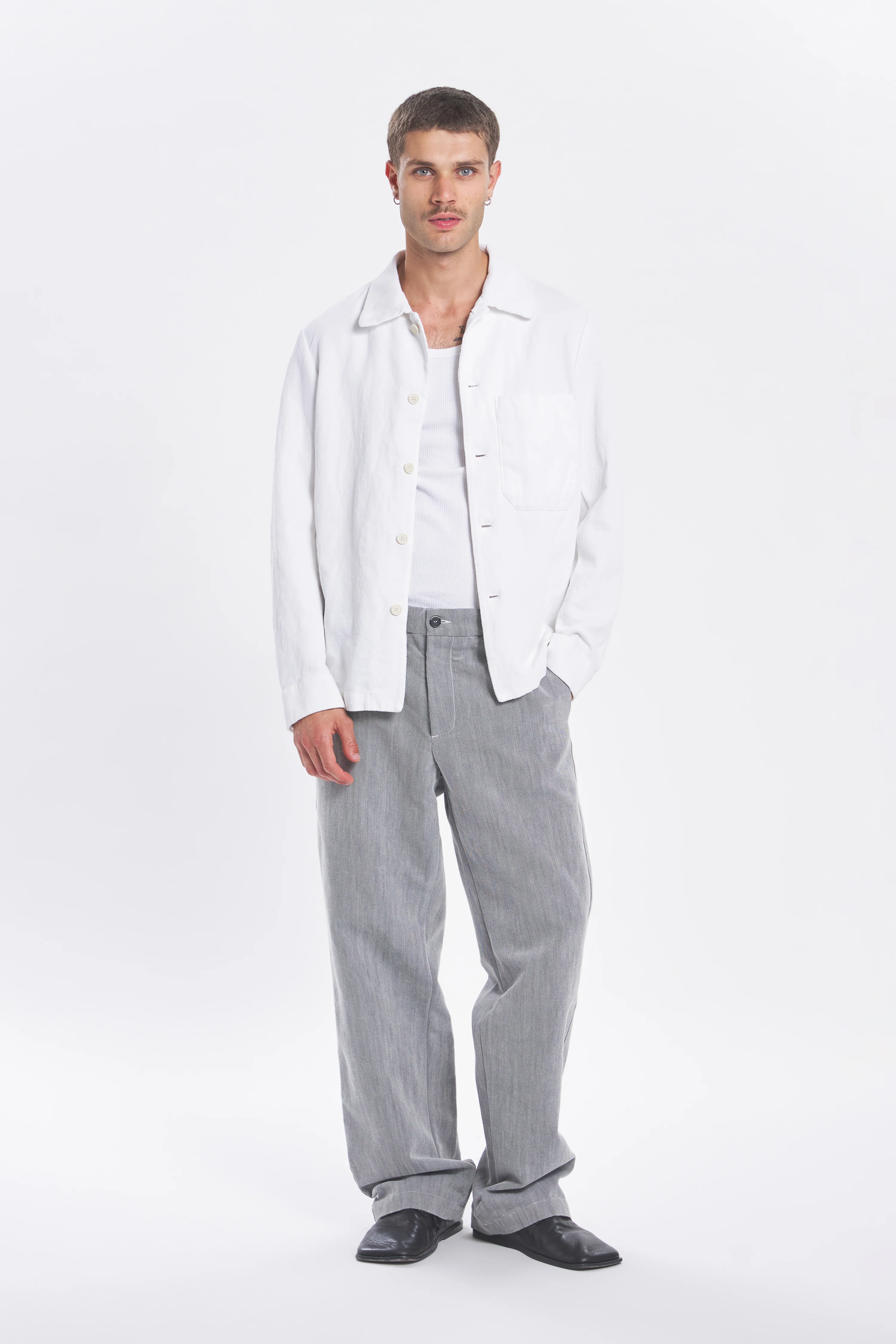 Overshirt Cedrone Furian Bianco