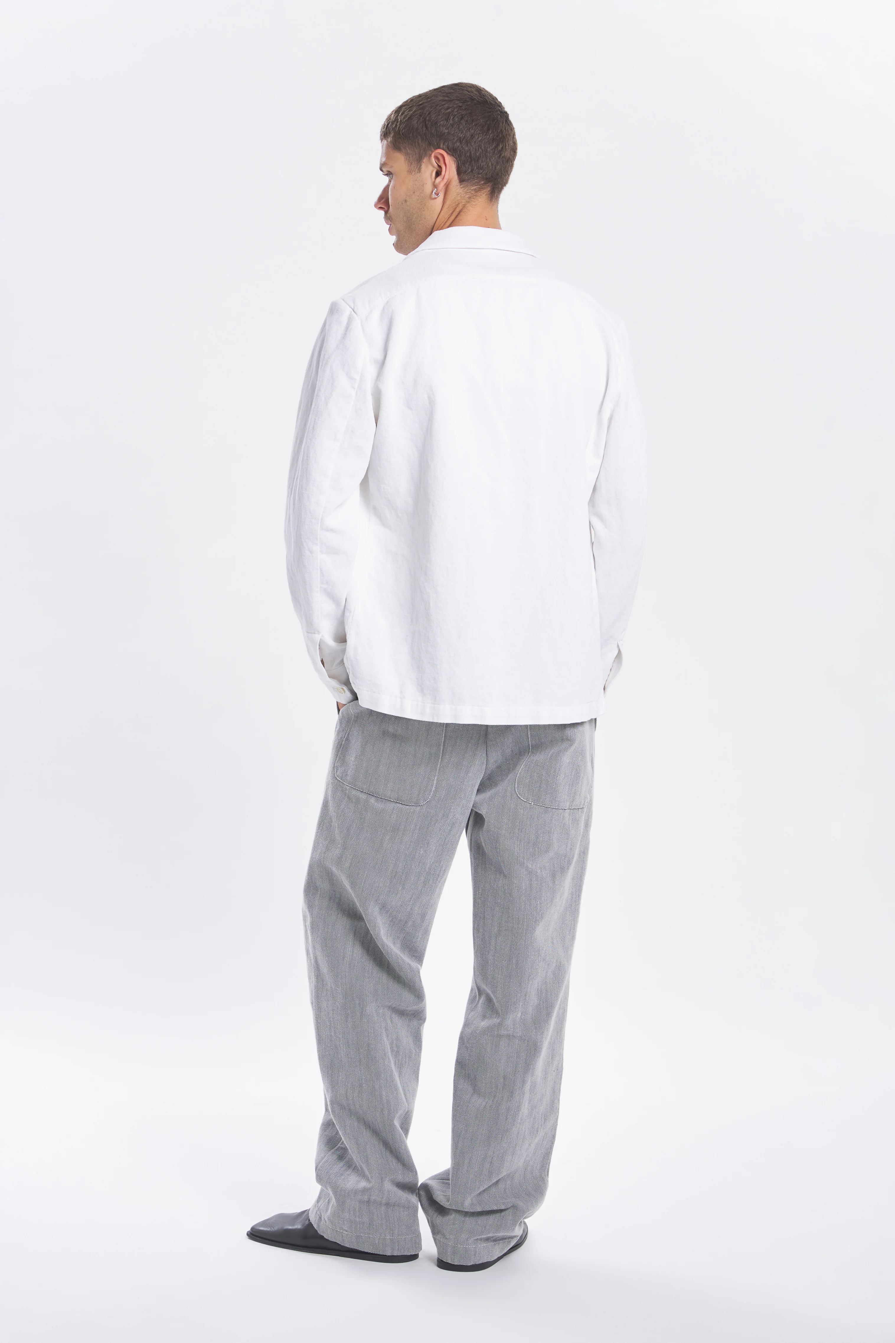 Overshirt Cedrone Furian Bianco - Image 3