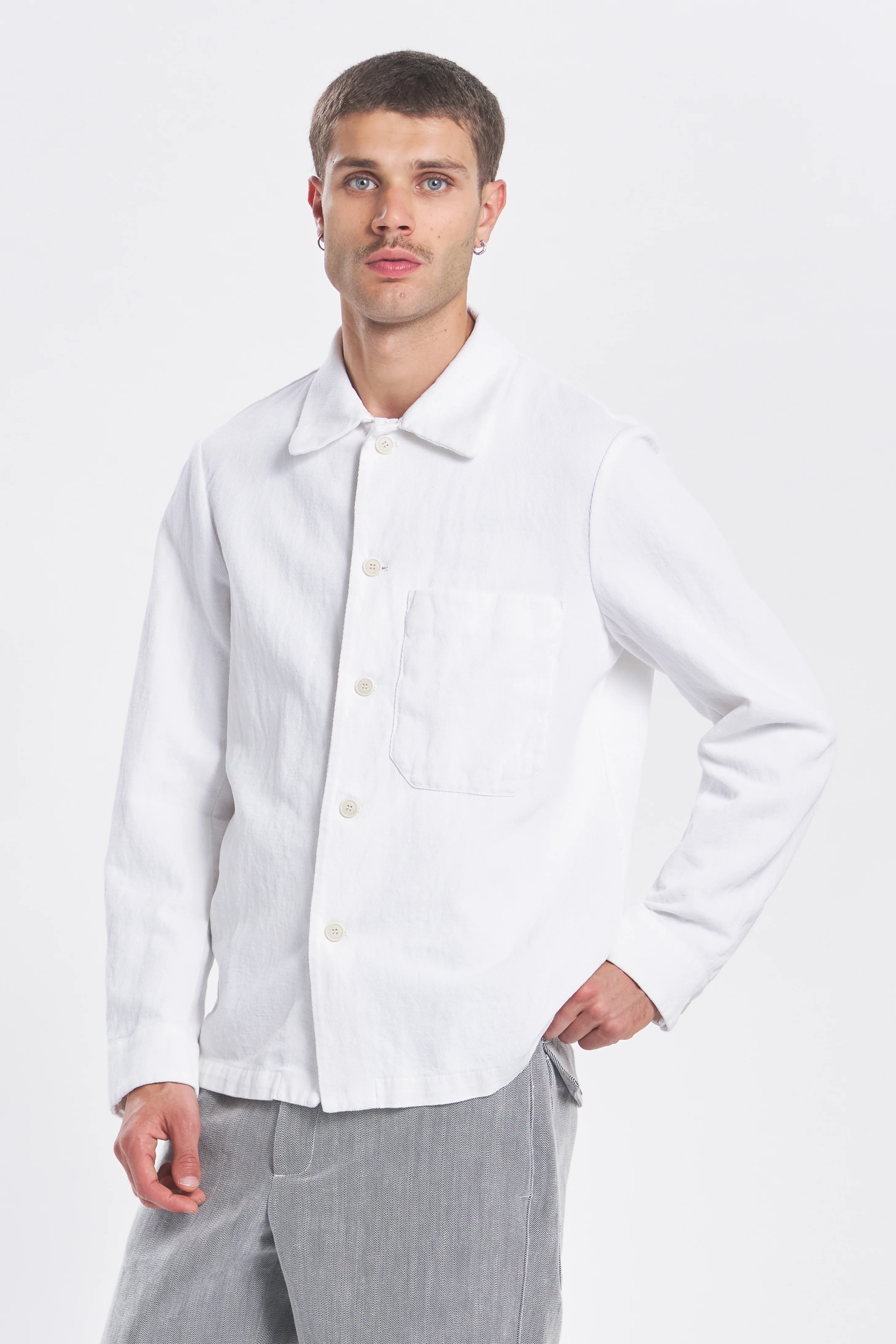 Overshirt Cedrone Furian Bianco - Image 5