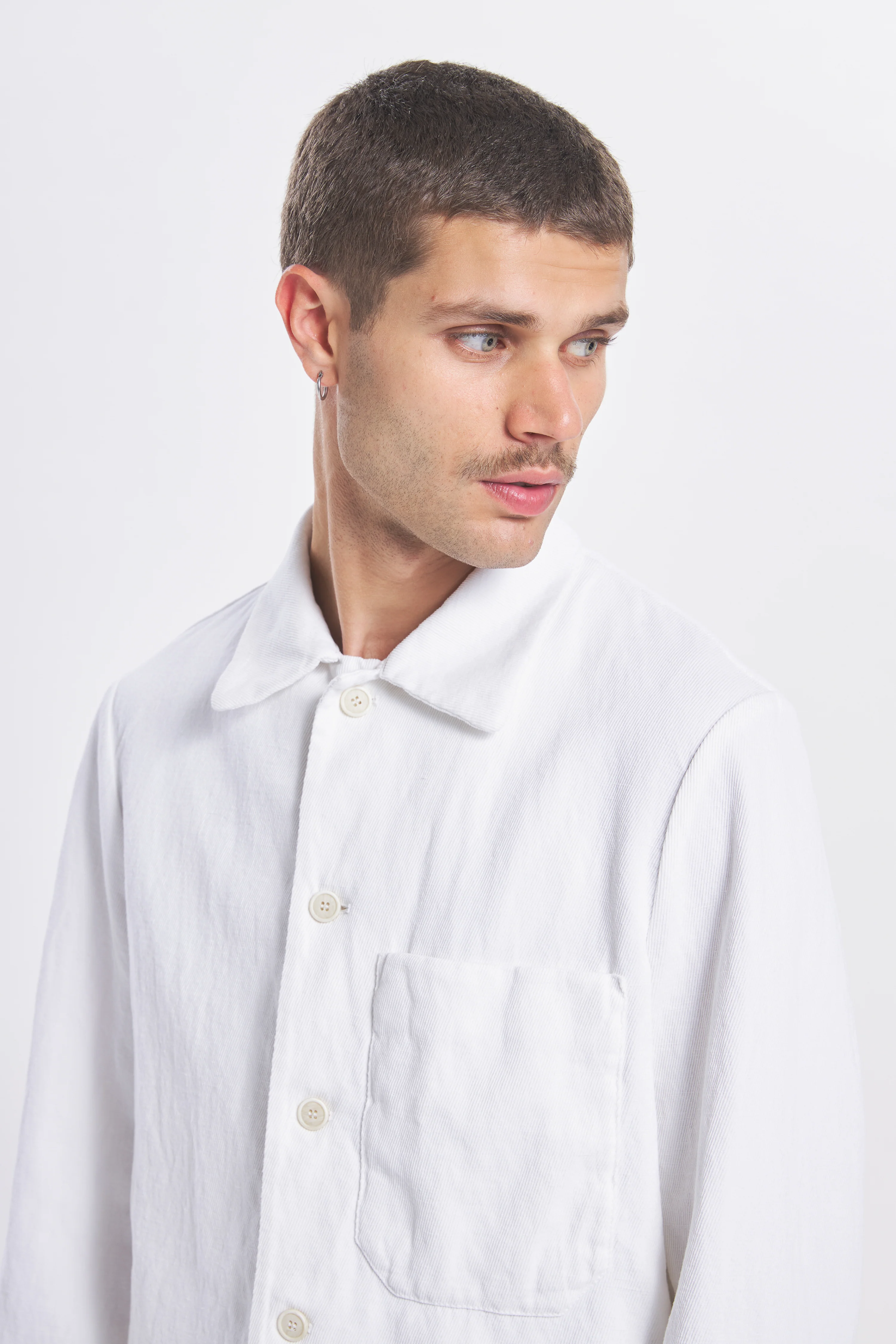 Overshirt Cedrone Furian Bianco - Image 6