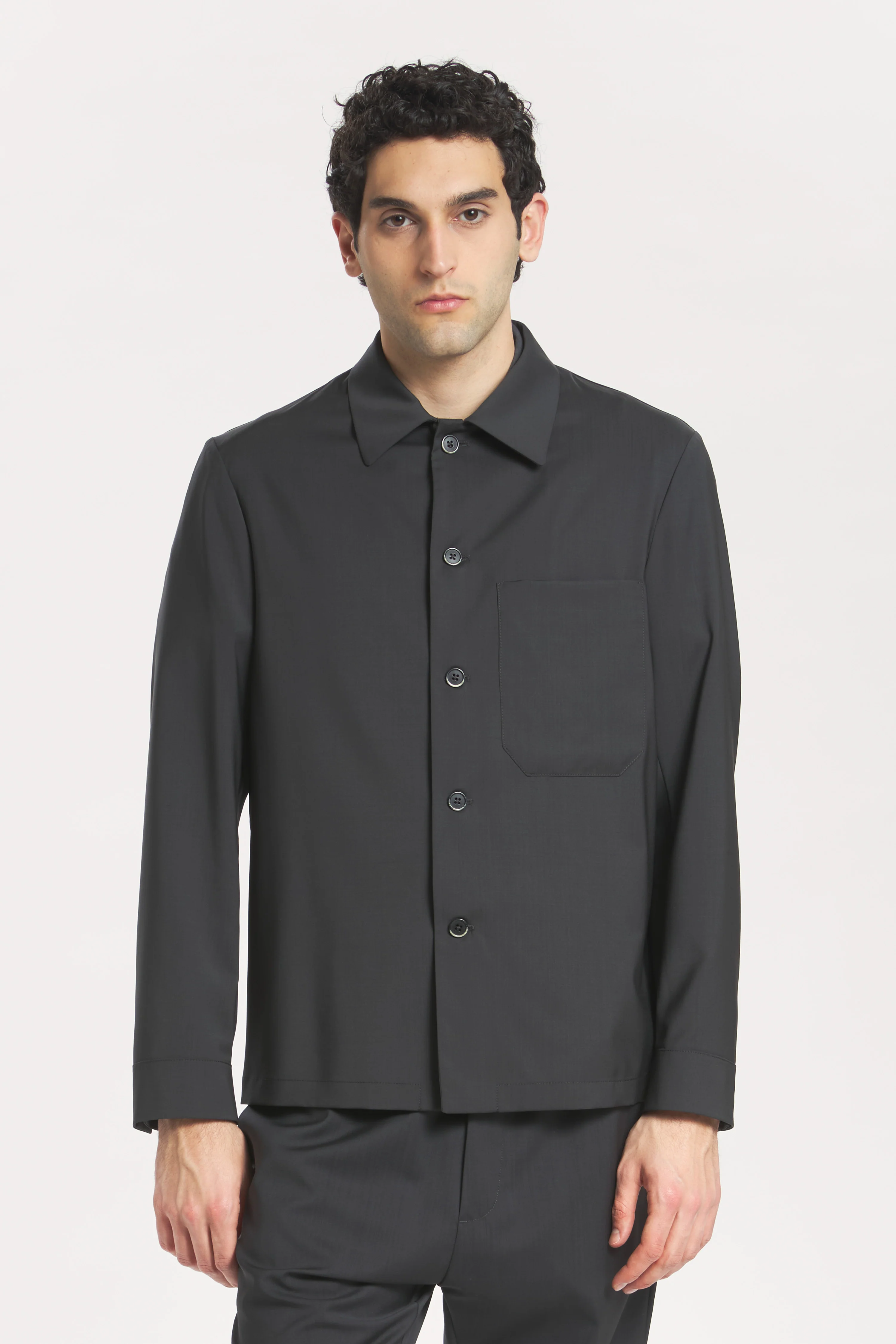 Overshirt Cedrone Tropical Piombo
