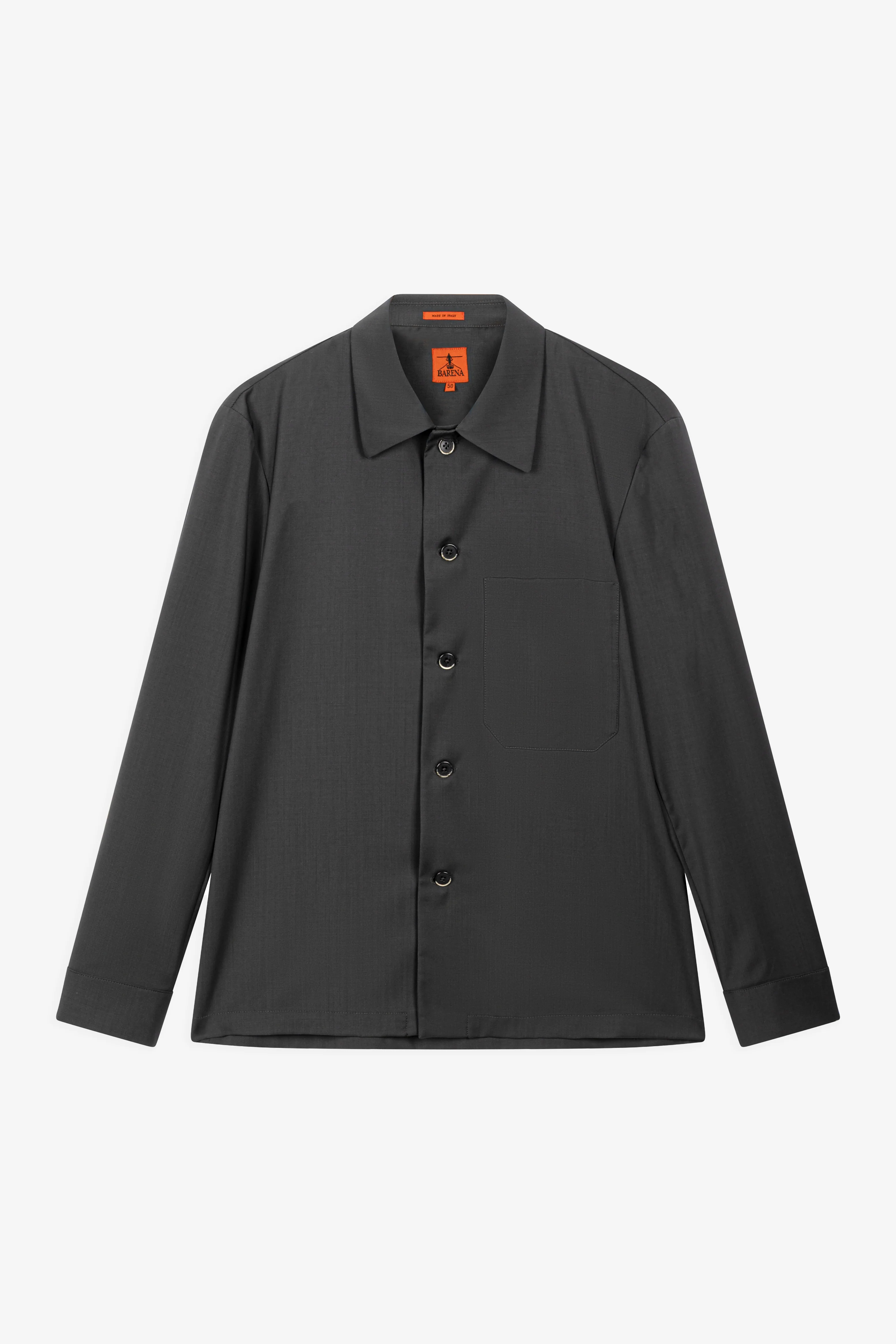 Overshirt Cedrone Tropical Piombo - Image 2