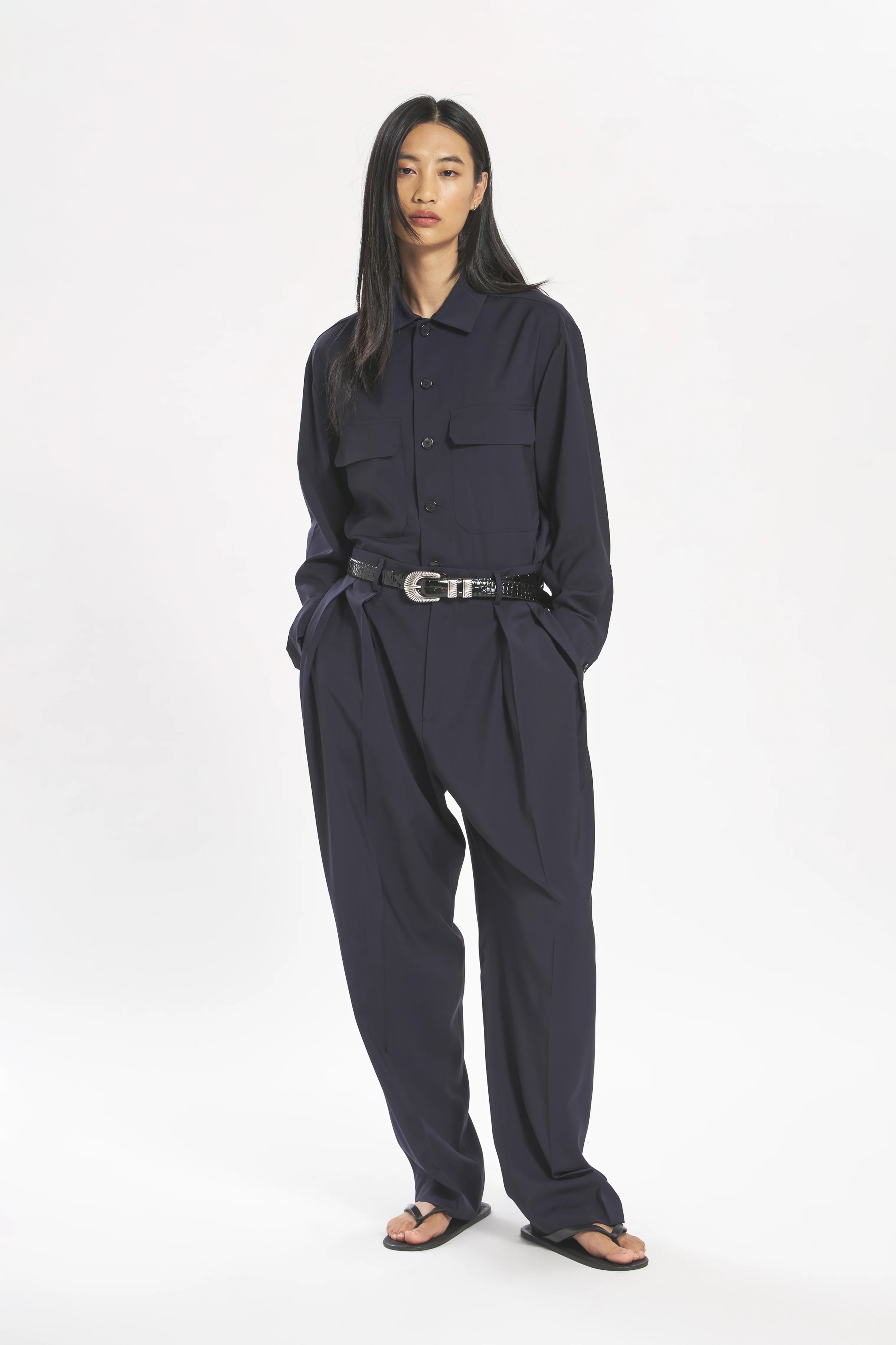 Overshirt Marinelli Tropical Navy - Image 5