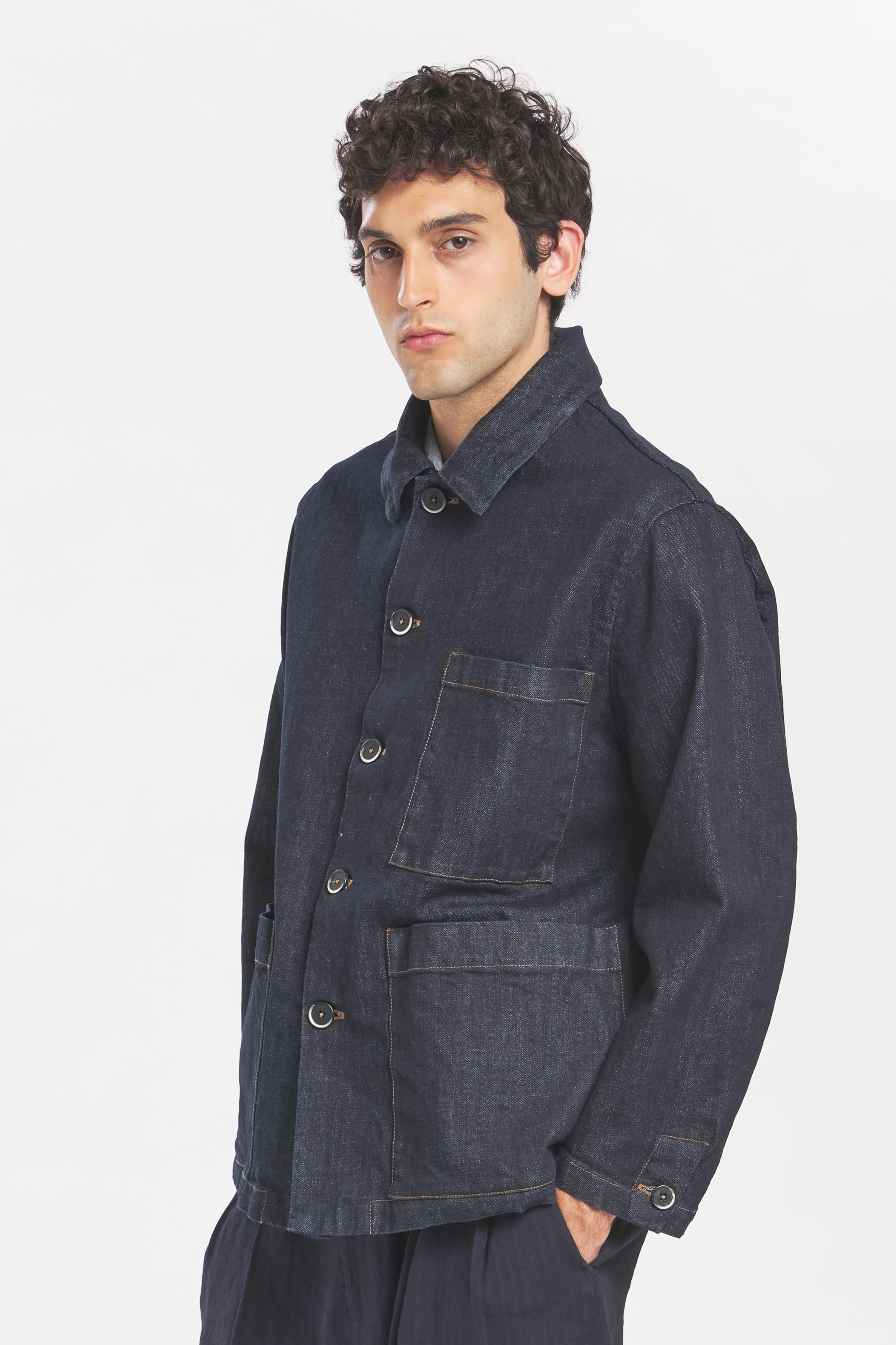 Overshirt Stae Paro Navy - Image 3