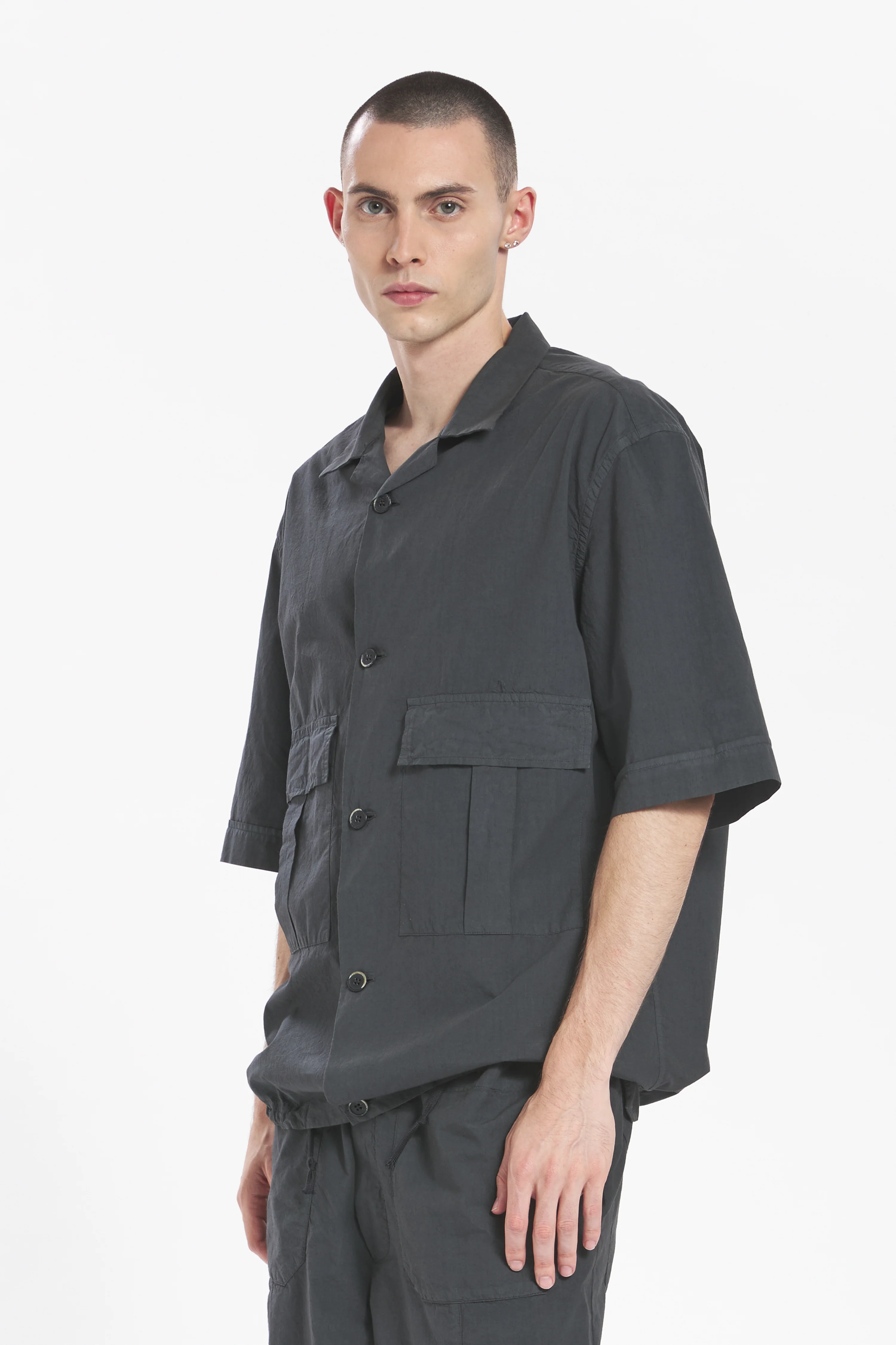 Overshirt Ventura Tendon Piombo - Image 3