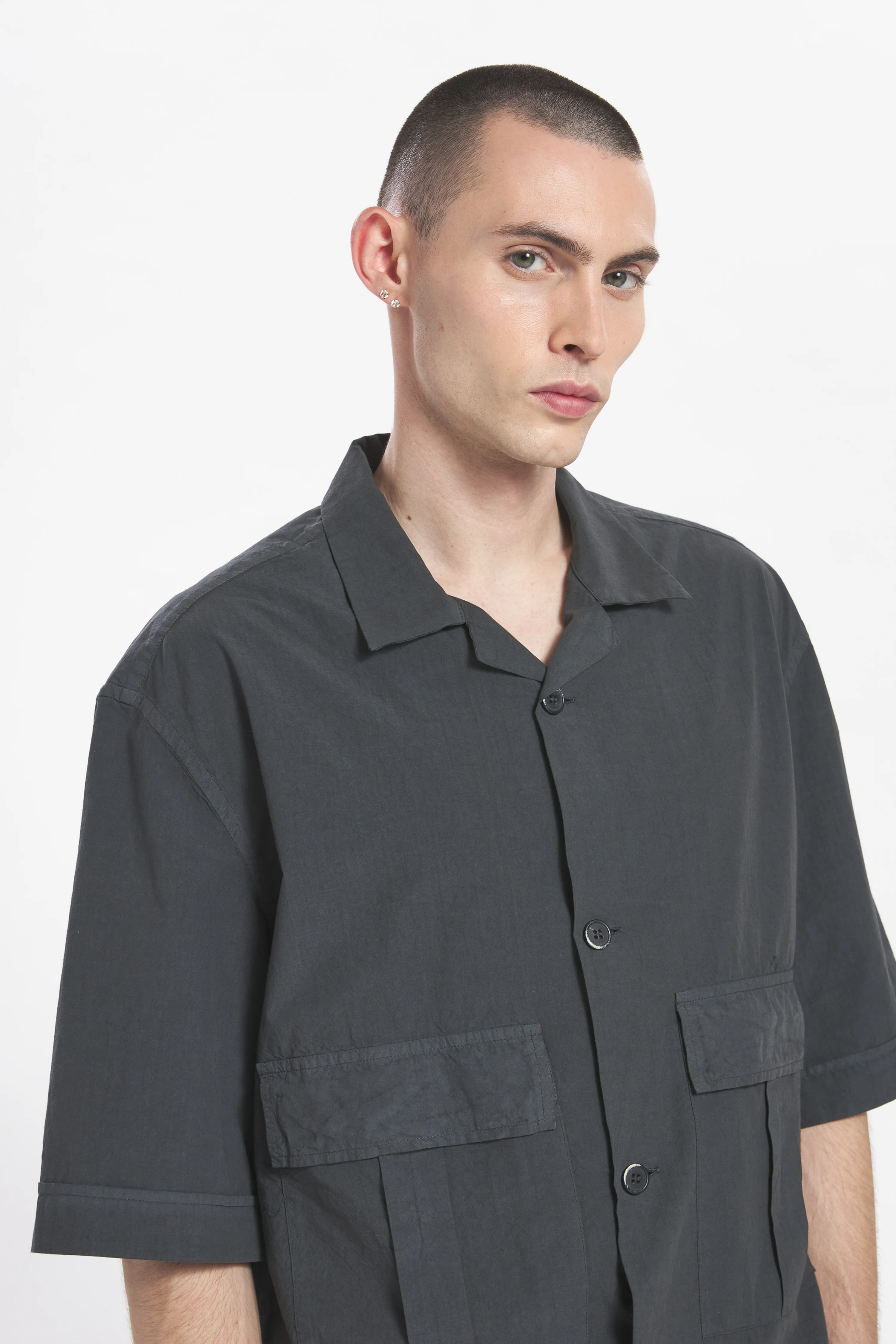 Overshirt Ventura Tendon Piombo - Image 4