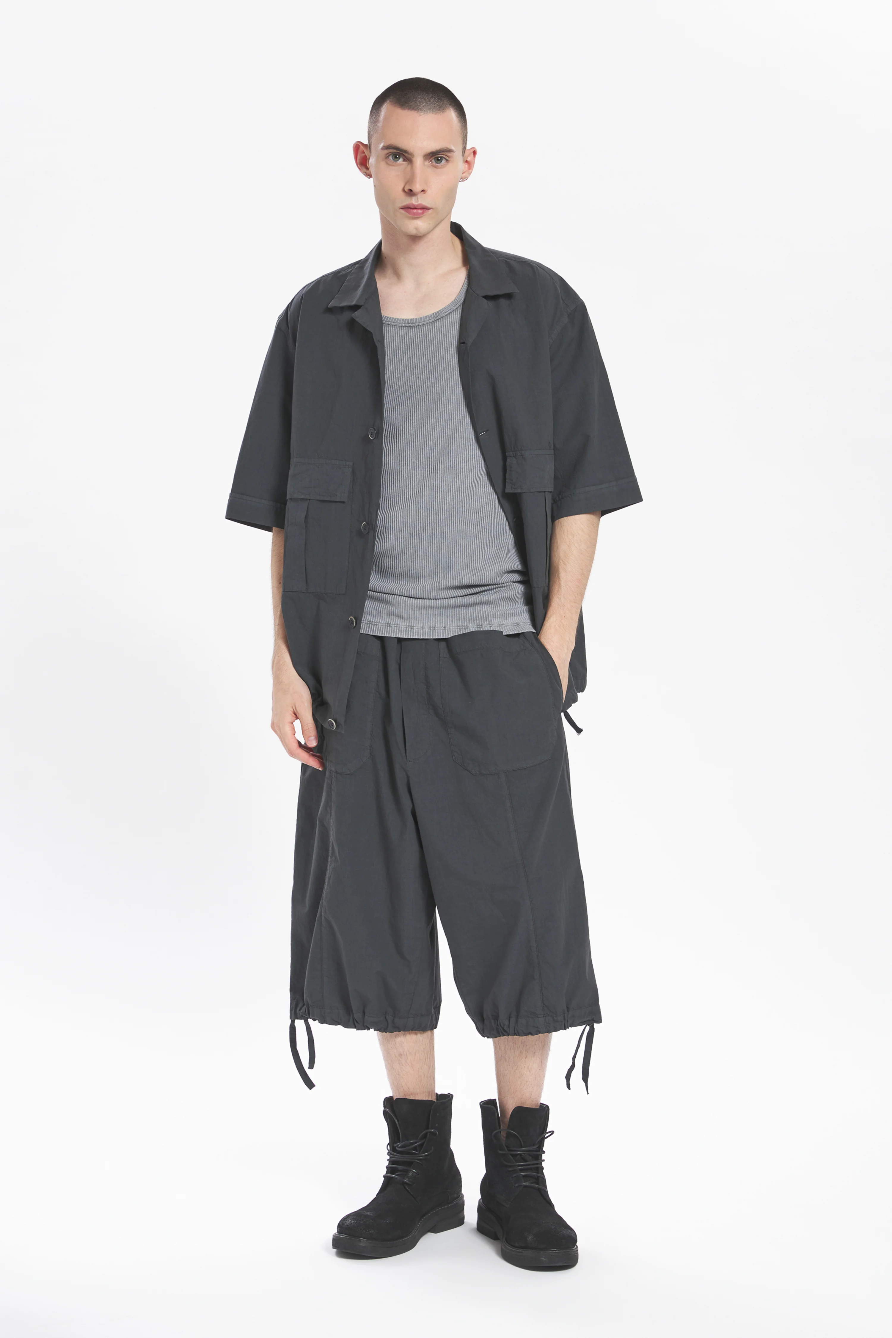 Overshirt Ventura Tendon Piombo - Image 5