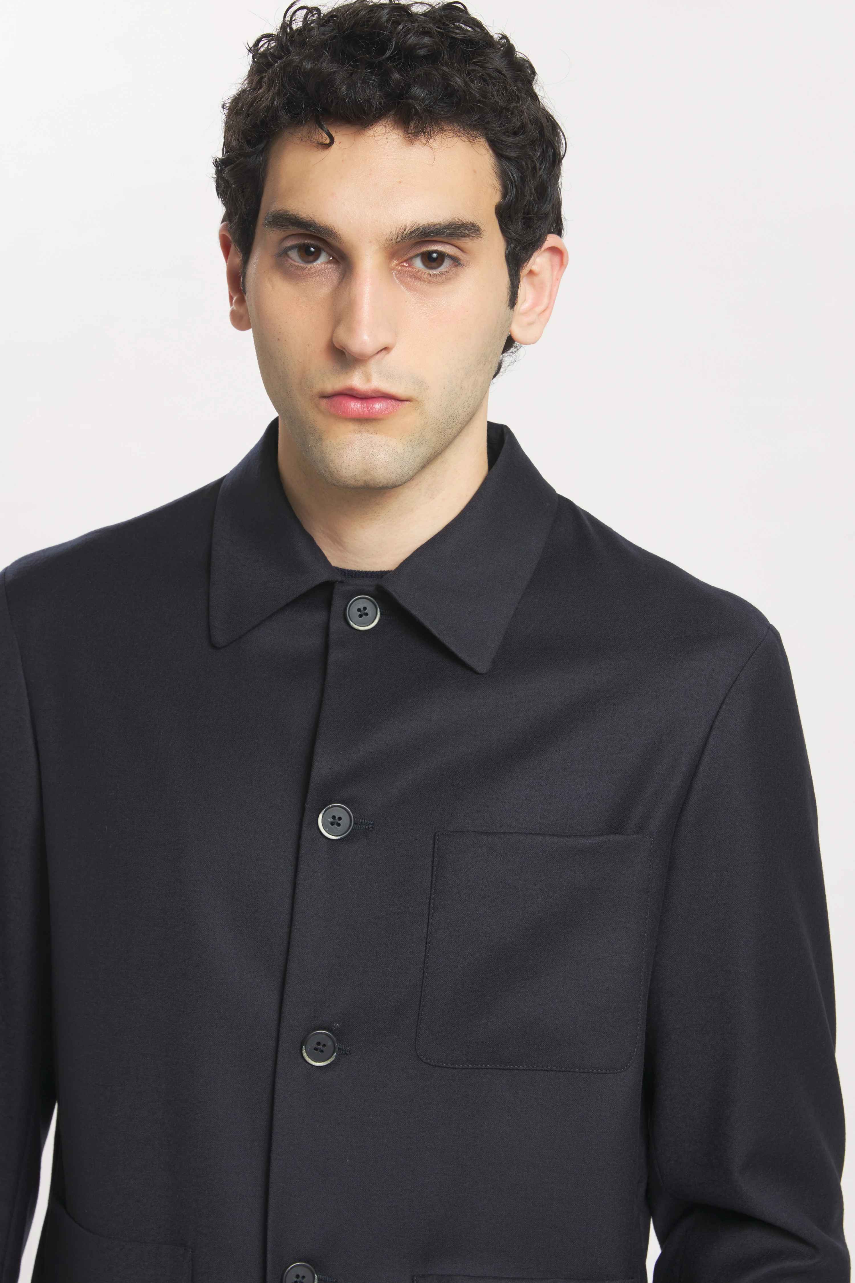 Overshirt Visal Flan Navy - Image 4