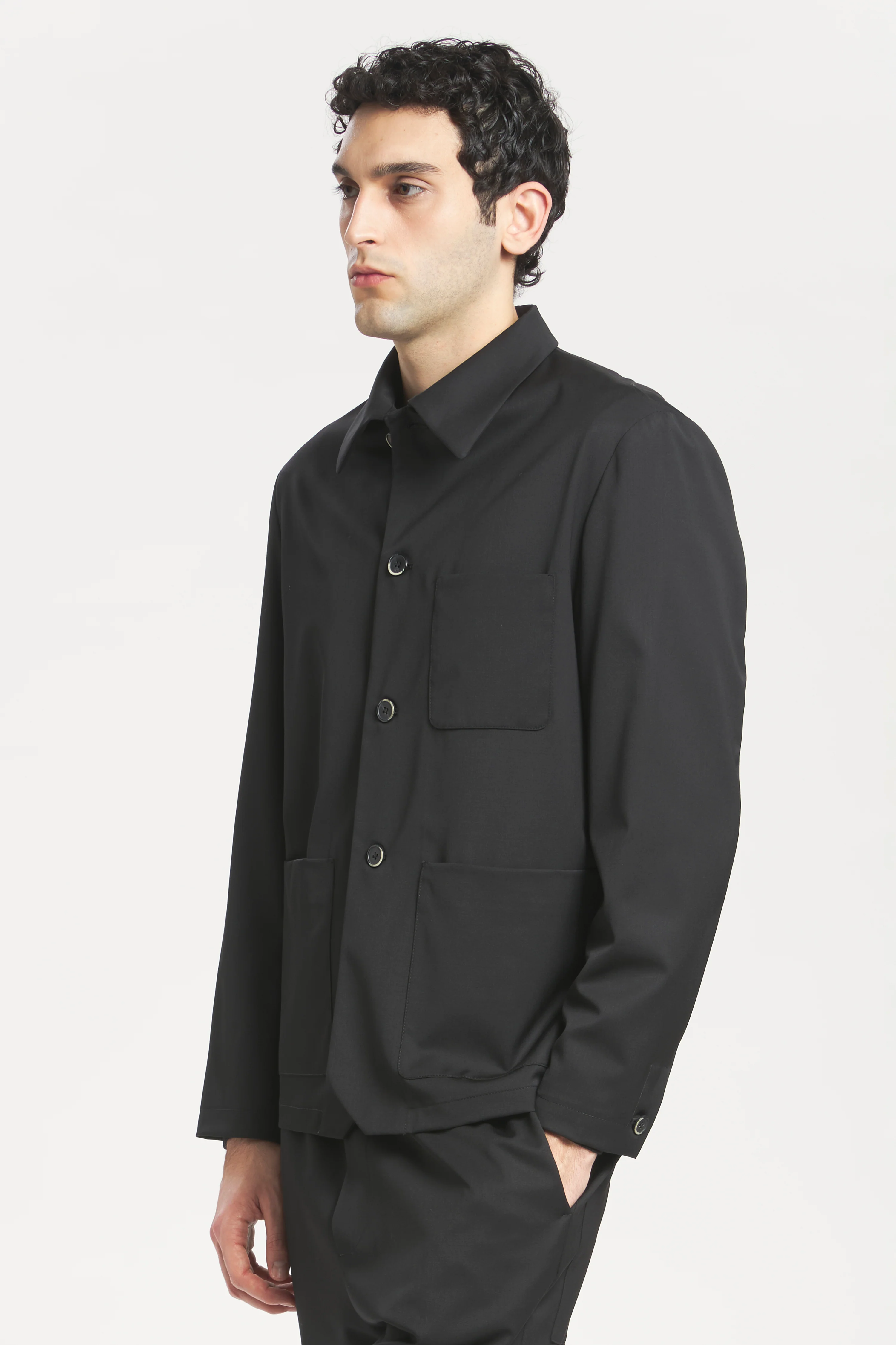 Overshirt Visal Novento Nero - Image 3