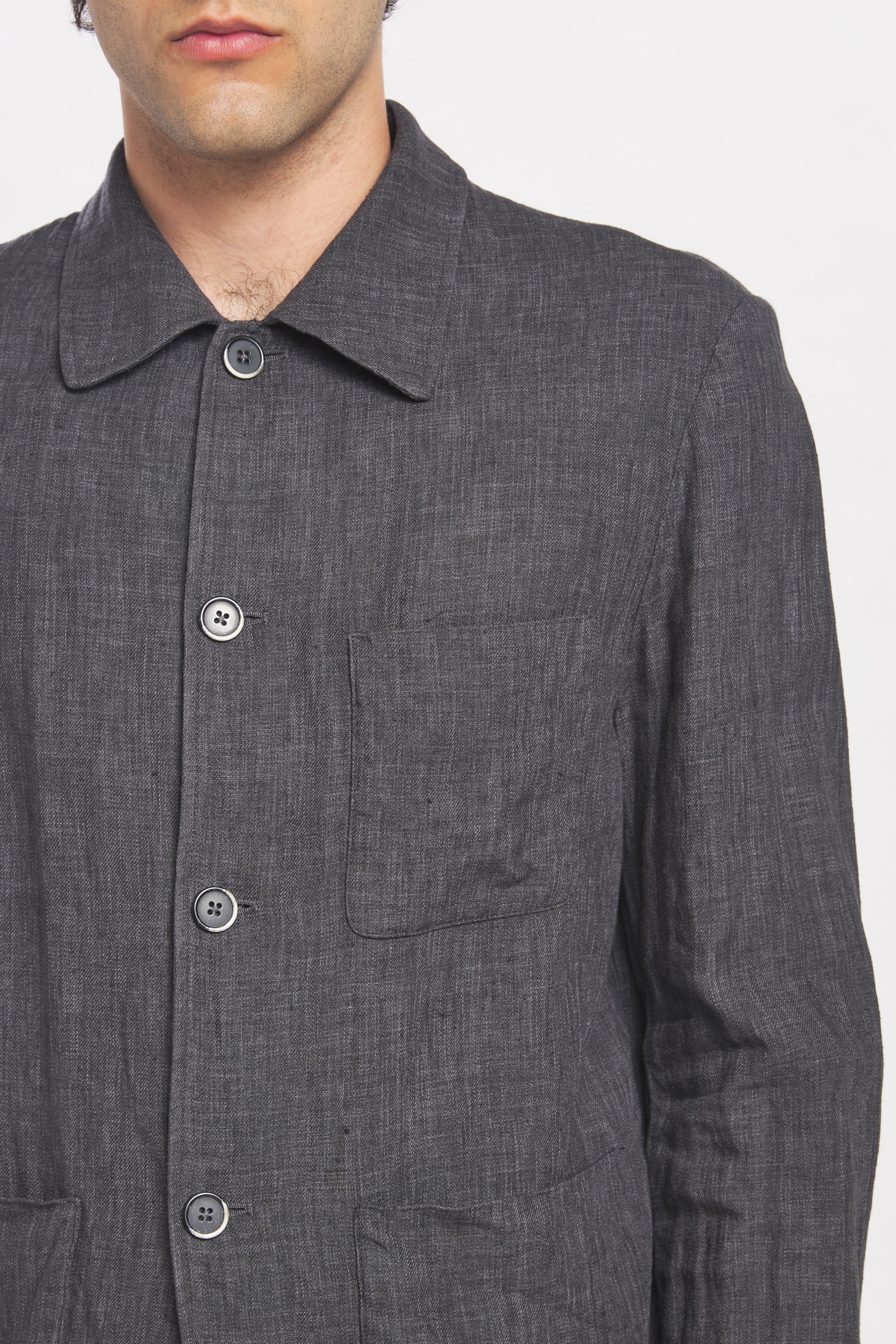 Overshirt Visal Simodo Piombo - Image 4