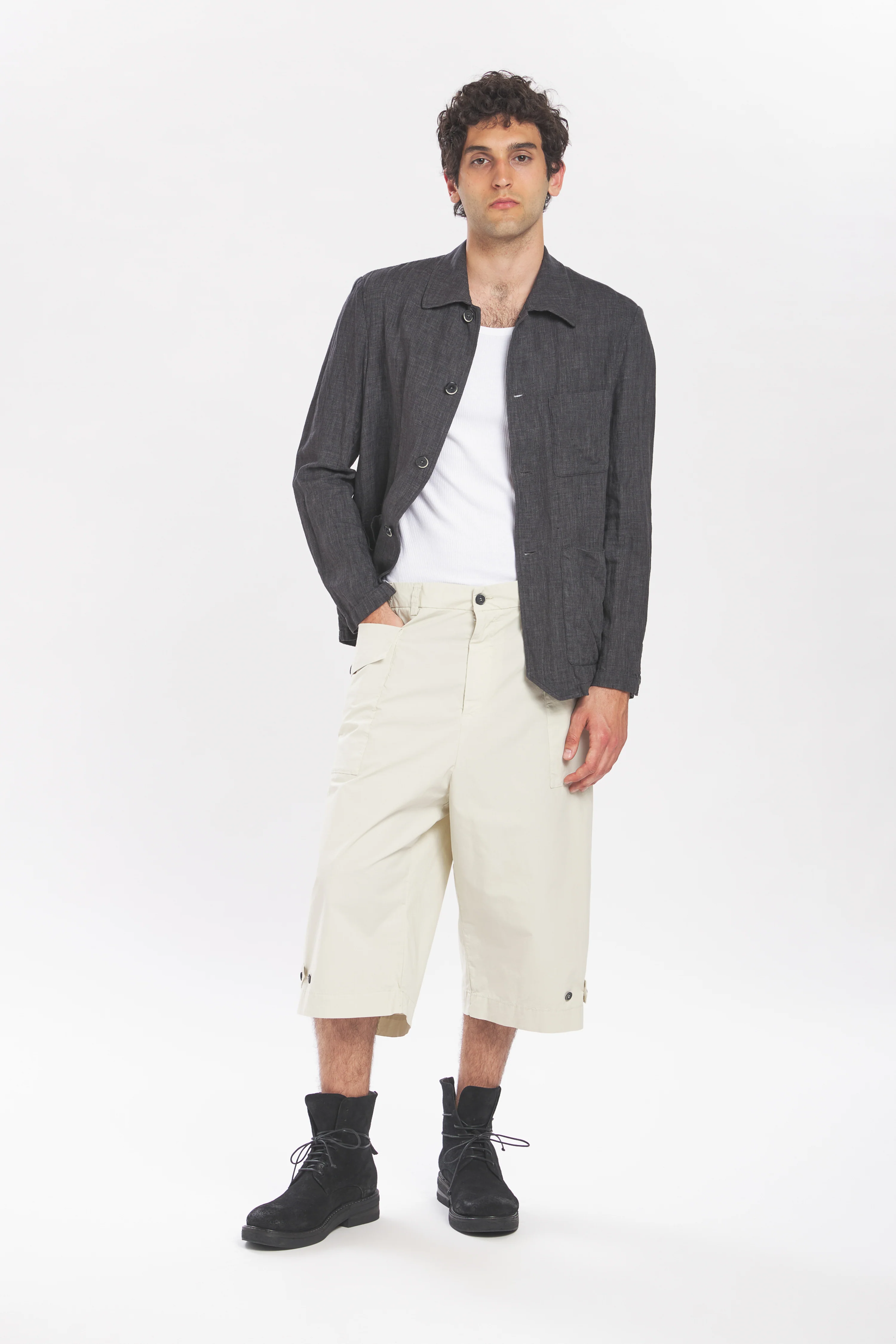 Overshirt Visal Simodo Piombo - Image 5