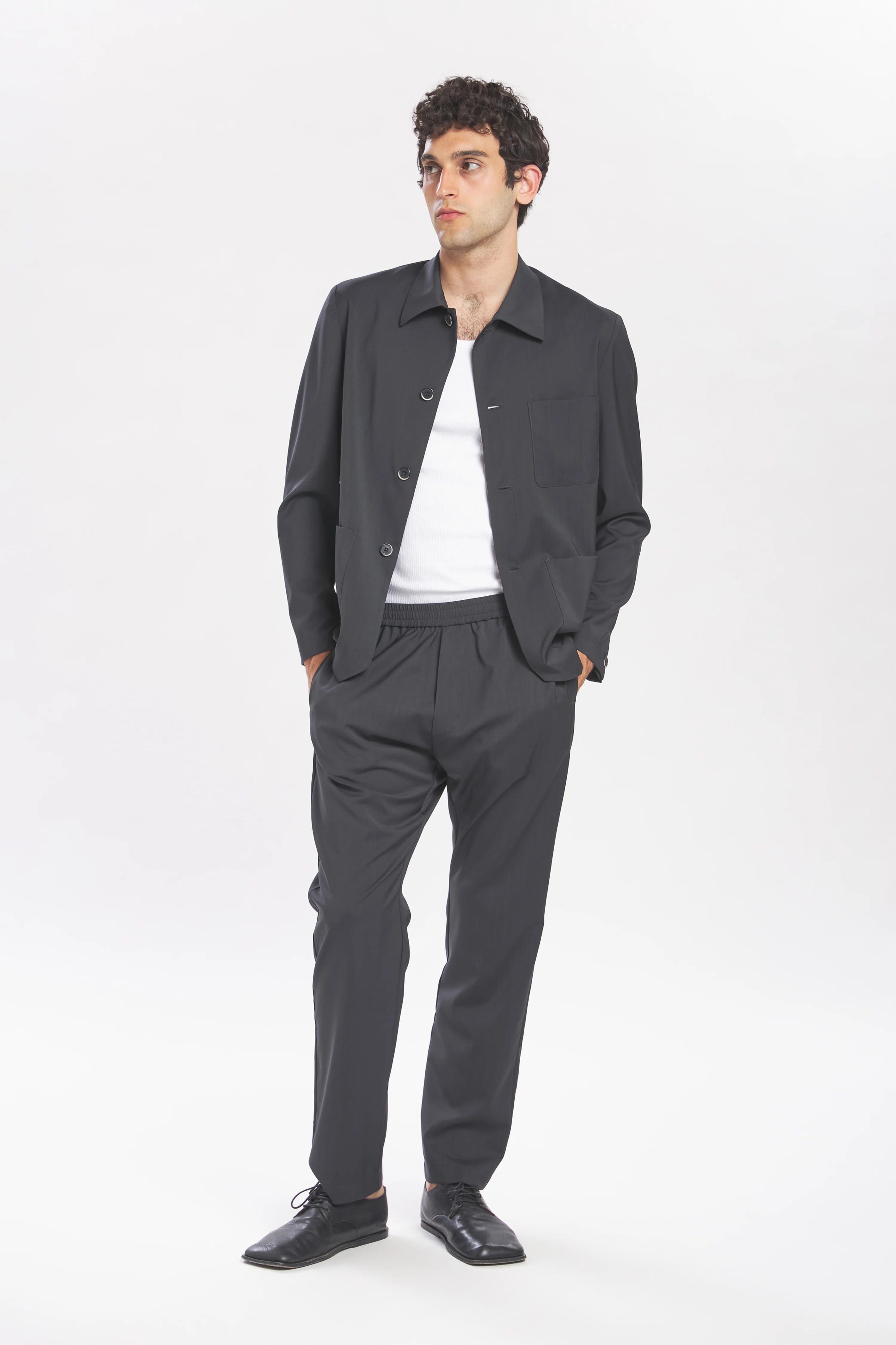 Overshirt Visal Tropical Piombo - Image 6