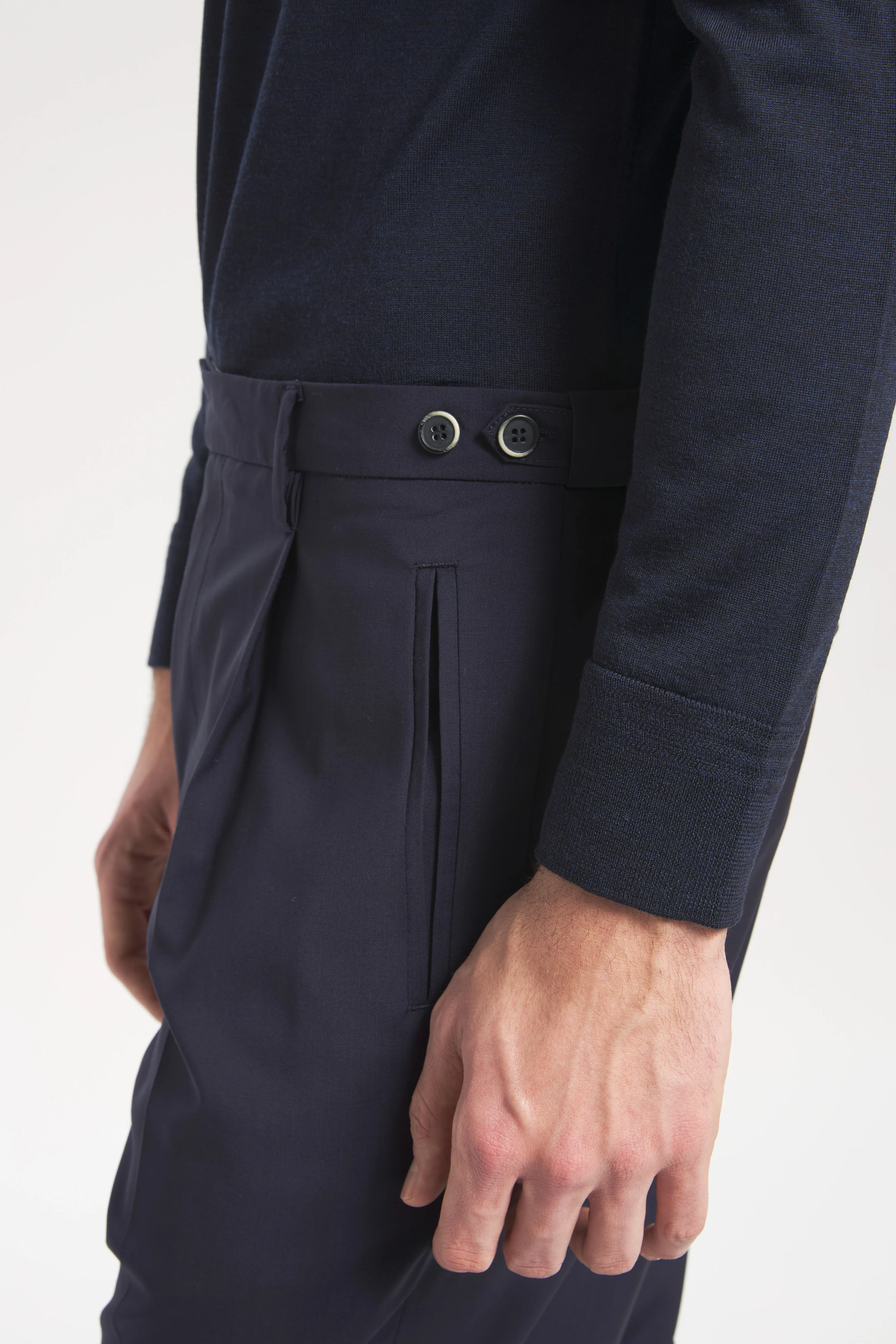 Trousers Masco Tropical Navy - Image 6