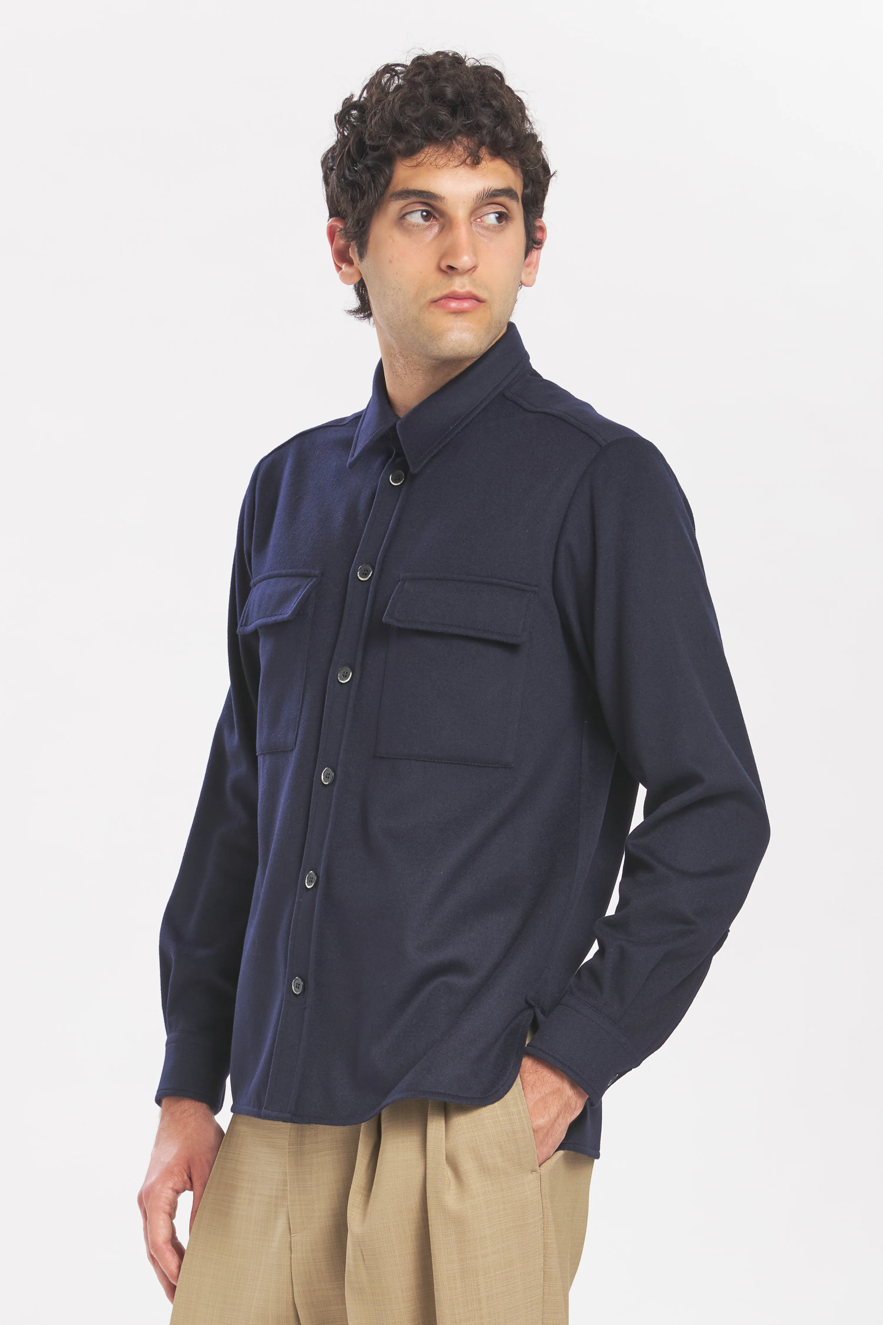 Shirt Den Cachemire Navy - Image 3