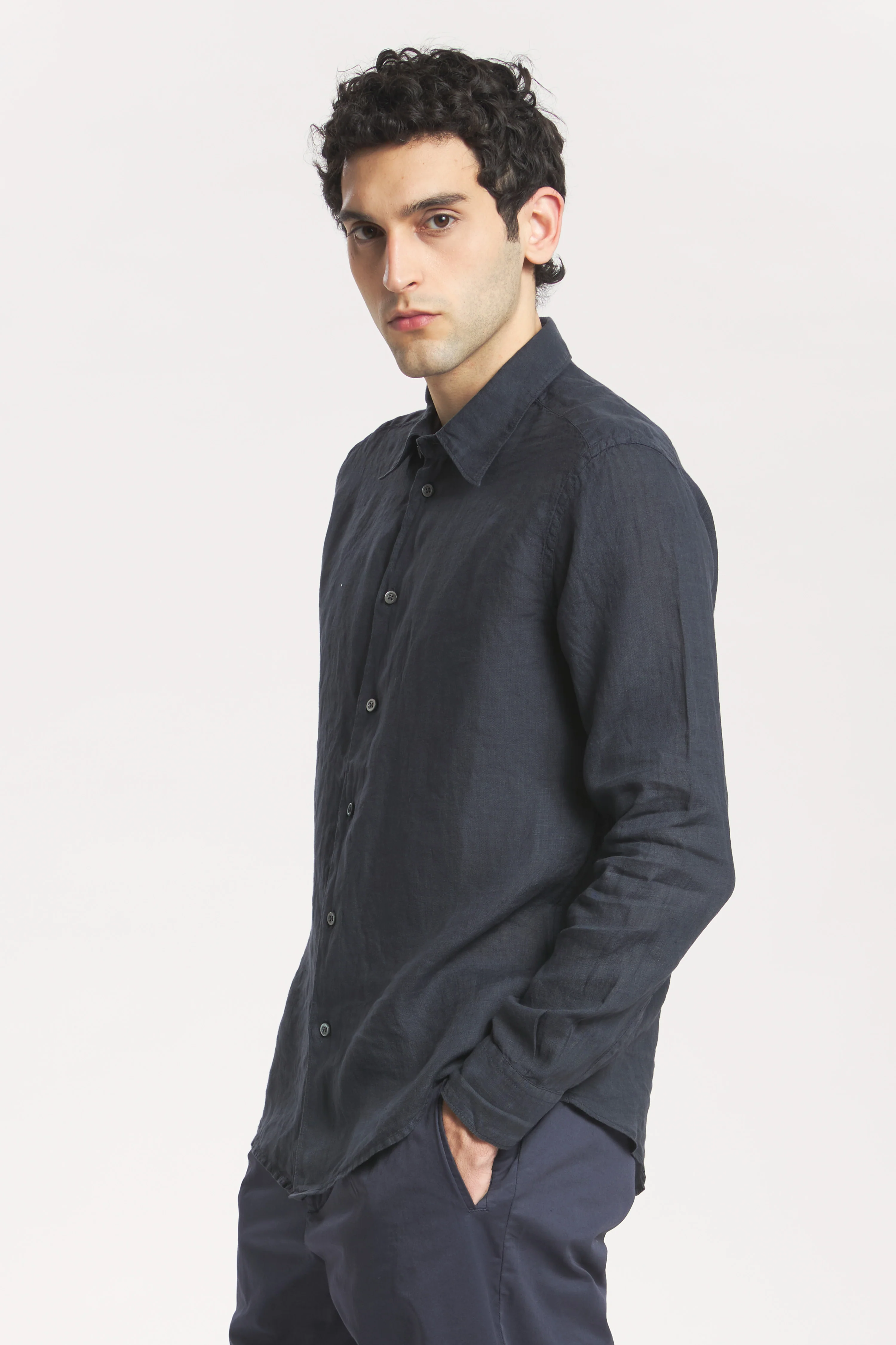 Shirt Maridola Telino Navy - Image 3