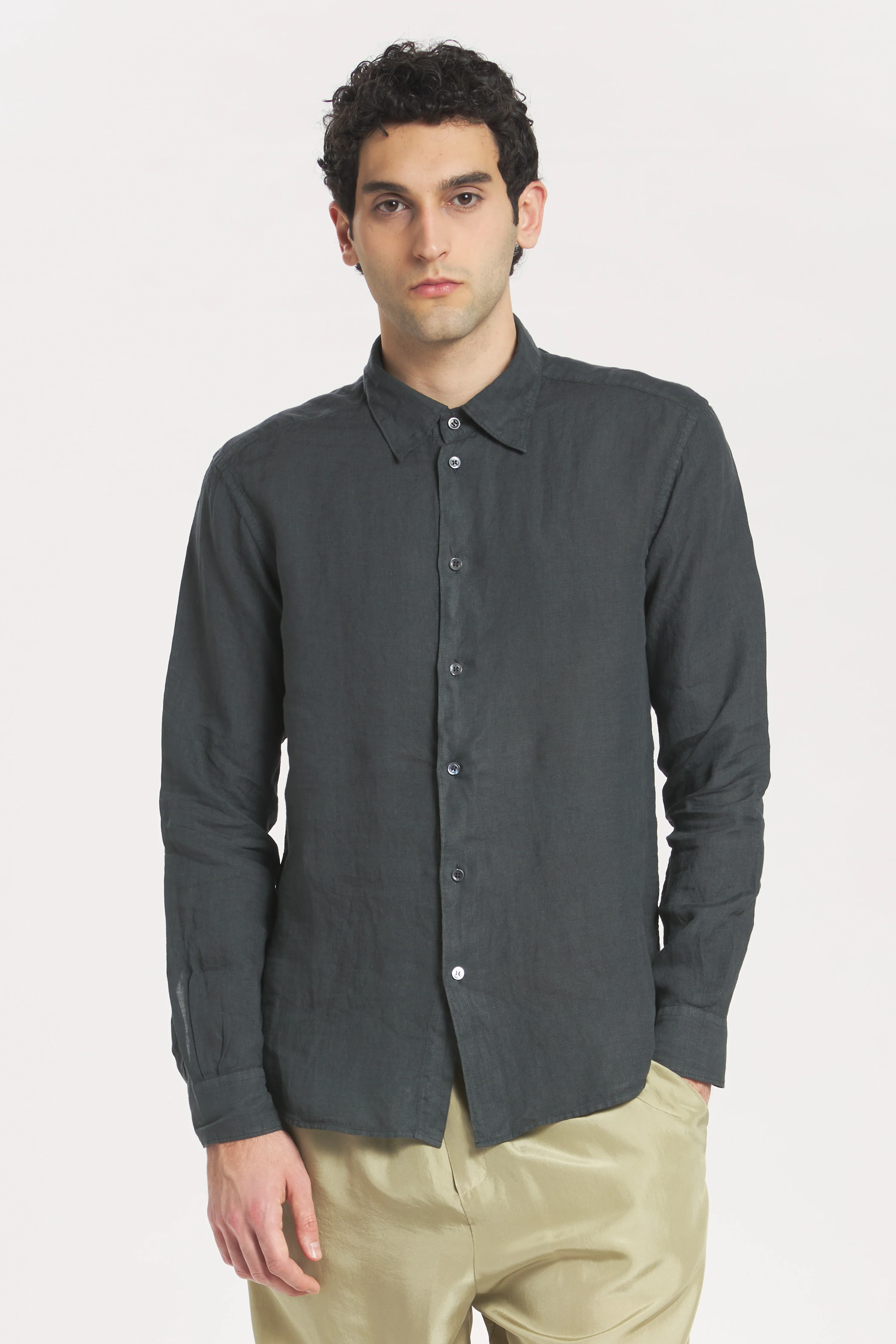 Shirt Maridola Telino Piombo - Image 2