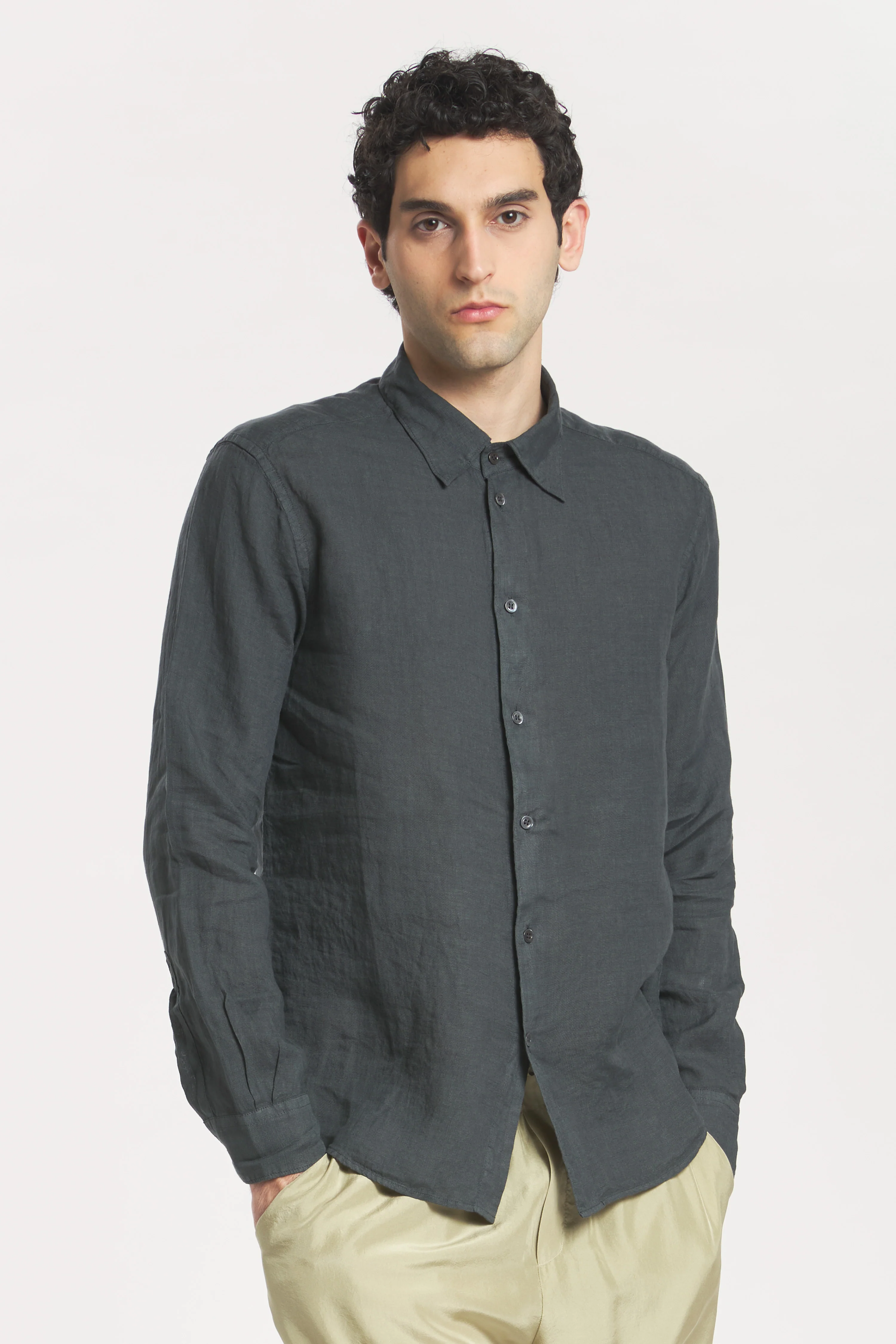 Shirt Maridola Telino Piombo - Image 3