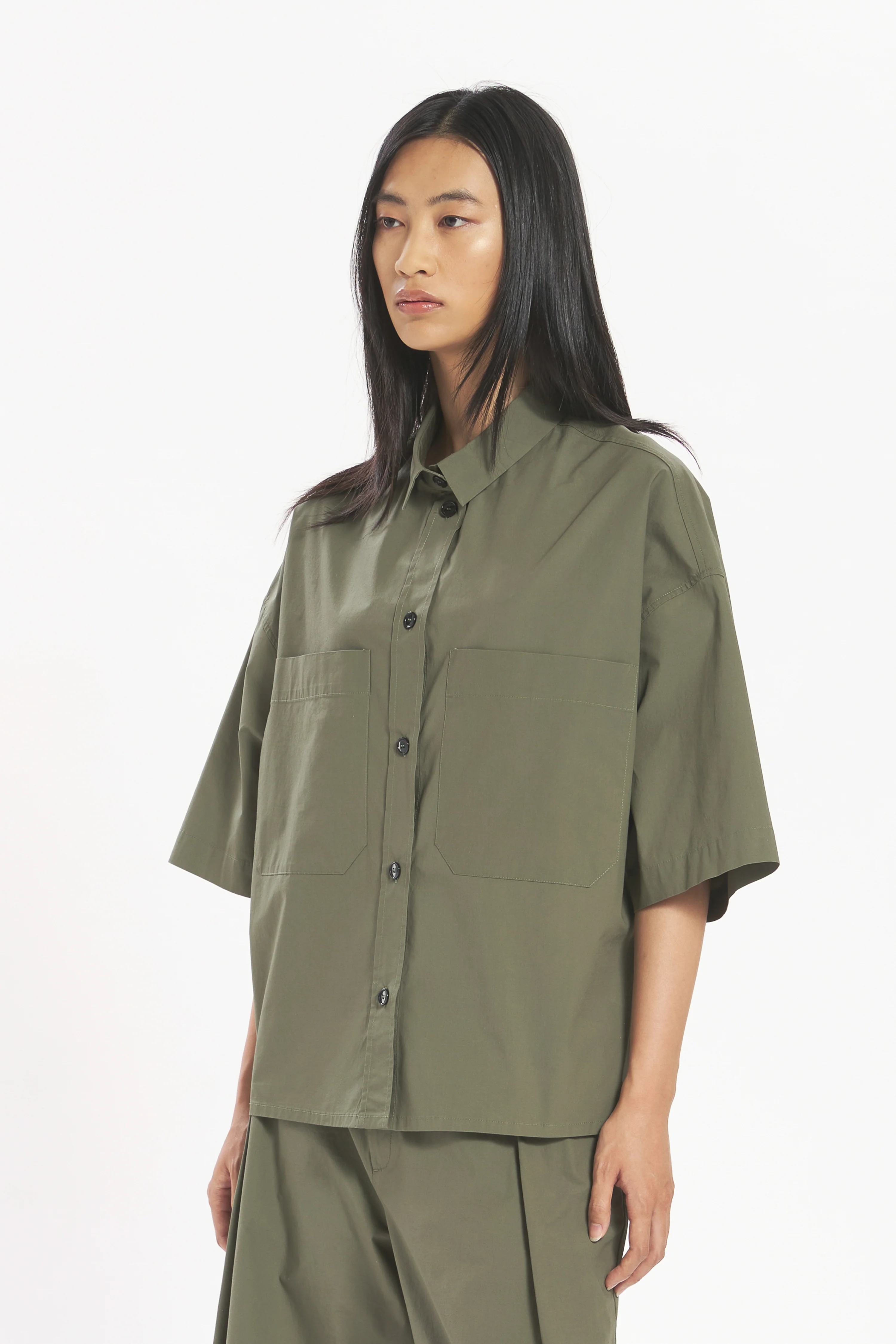 Shirt Priscilla Vion Oliva - Image 3