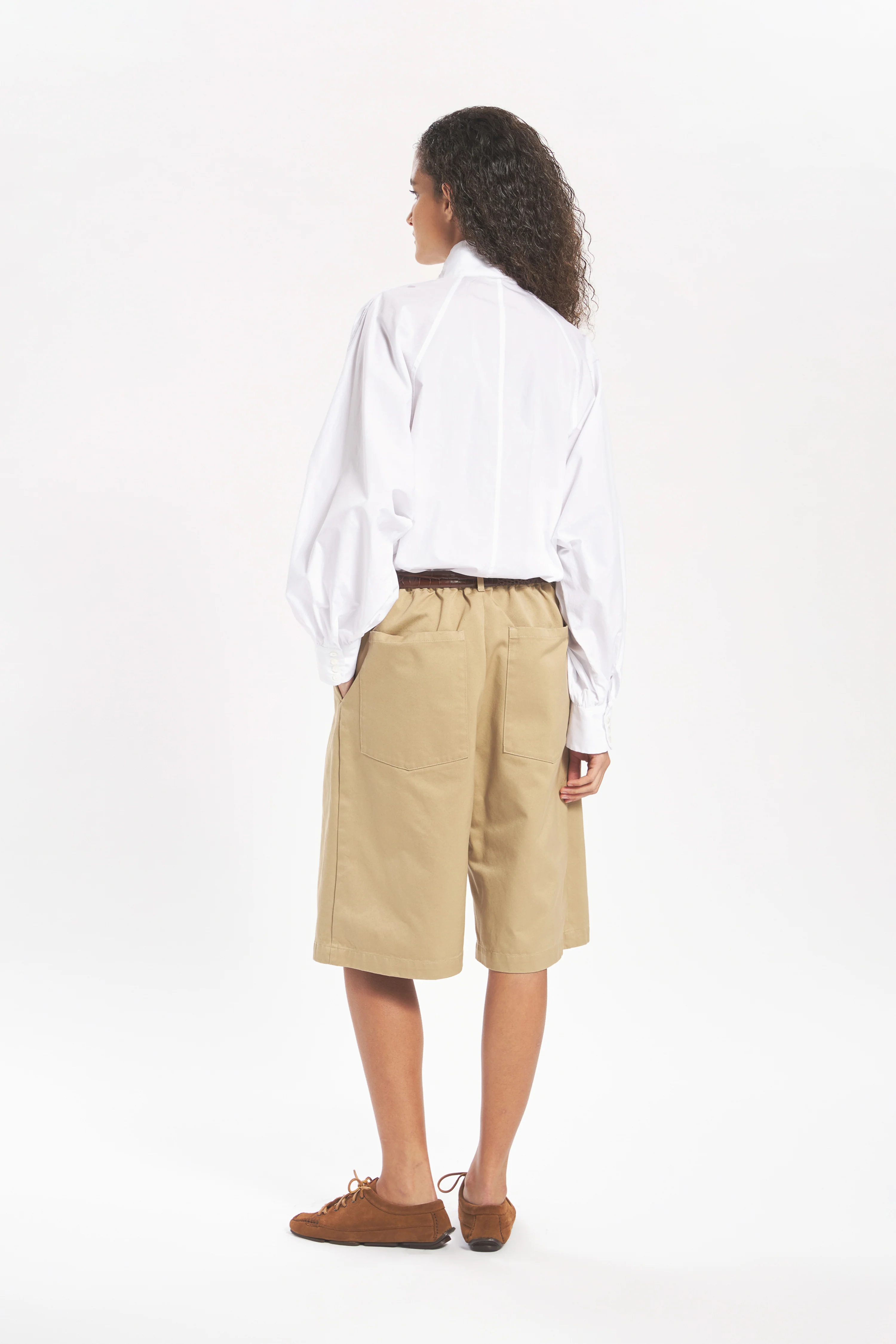 Shorts Amado Varotto Khaki - Image 2