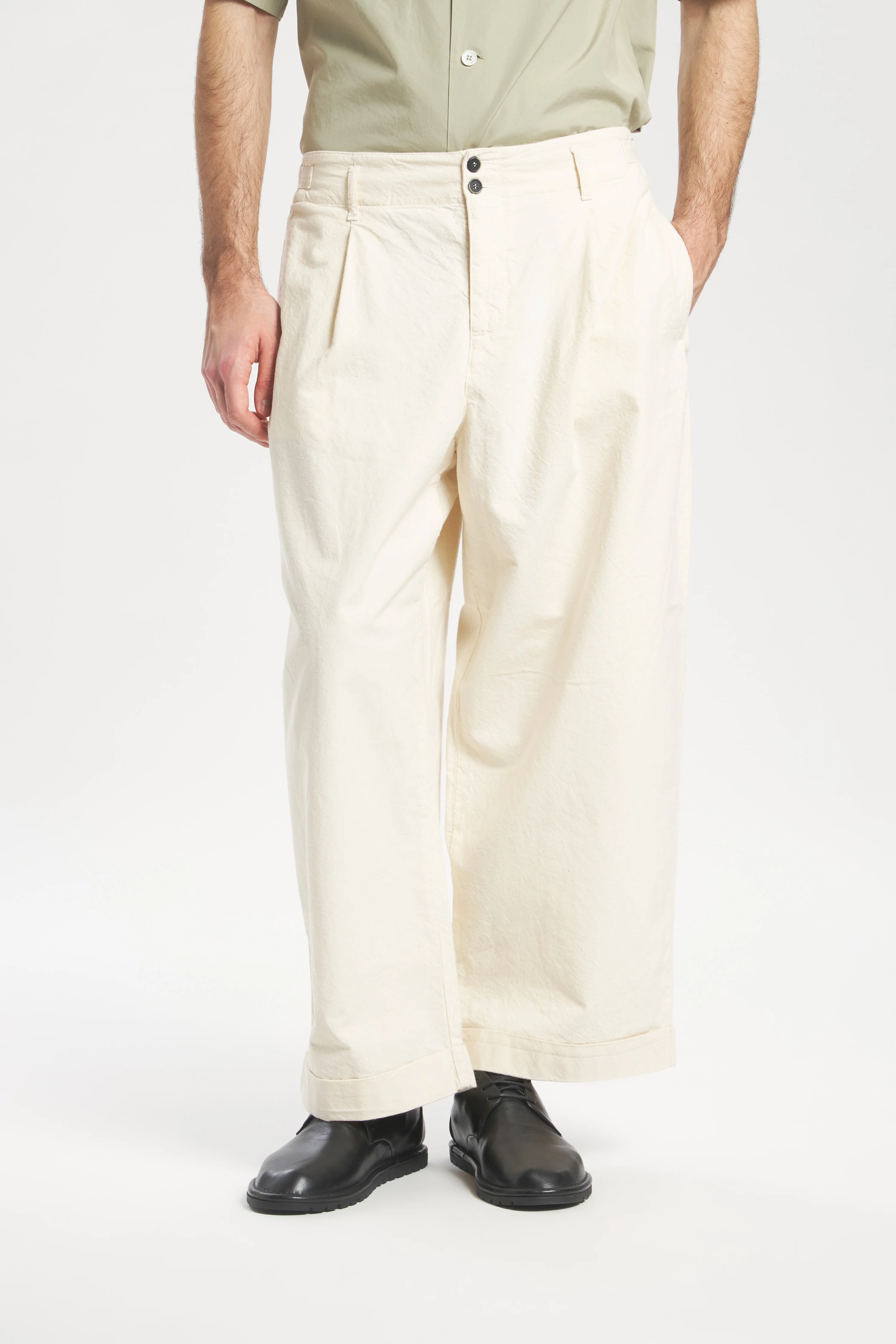 Trousers Felucon Garzoto Ecrù - Image 4