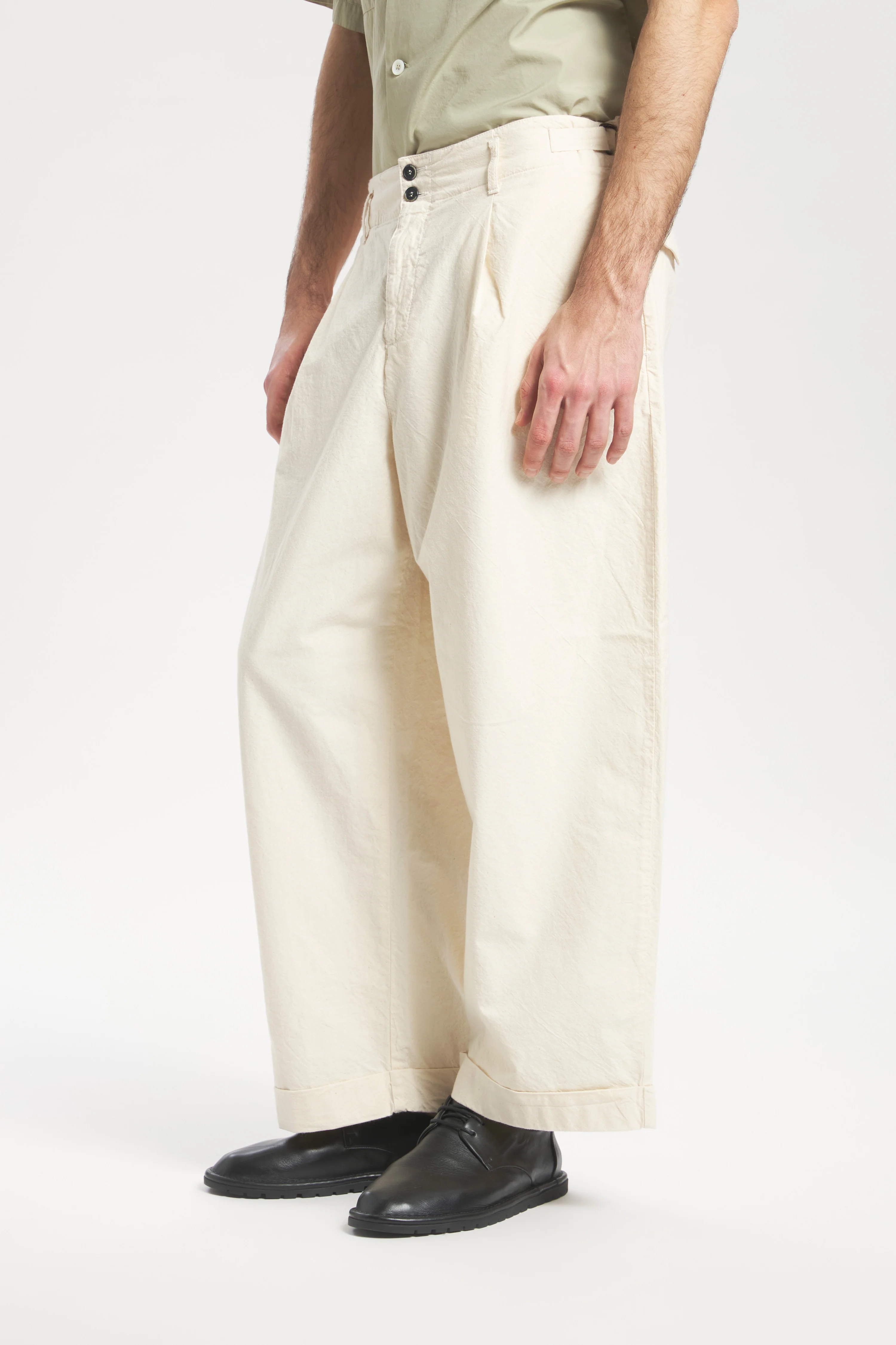 Trousers Felucon Garzoto Ecrù - Image 5