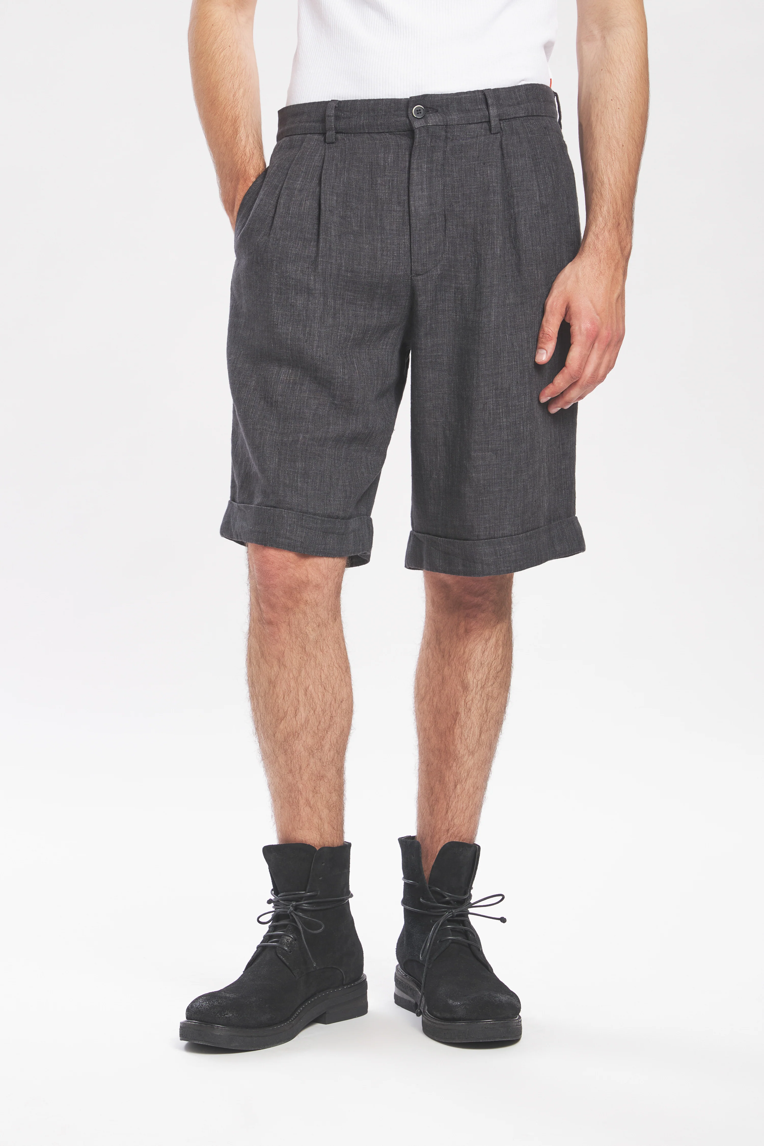 Shorts Scandola Simodo Piombo - Image 3