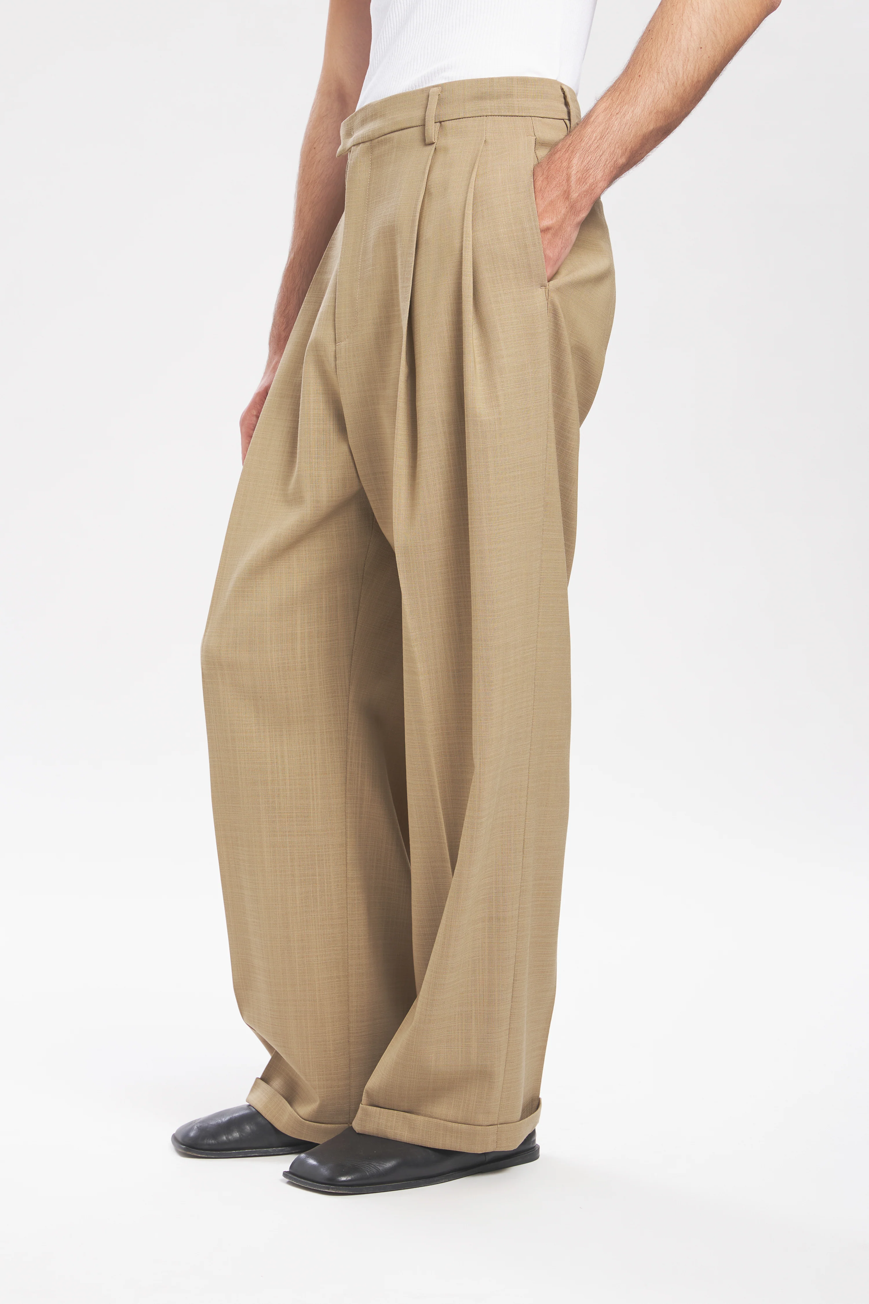 Trousers Braghier Grana Khaki - Image 5