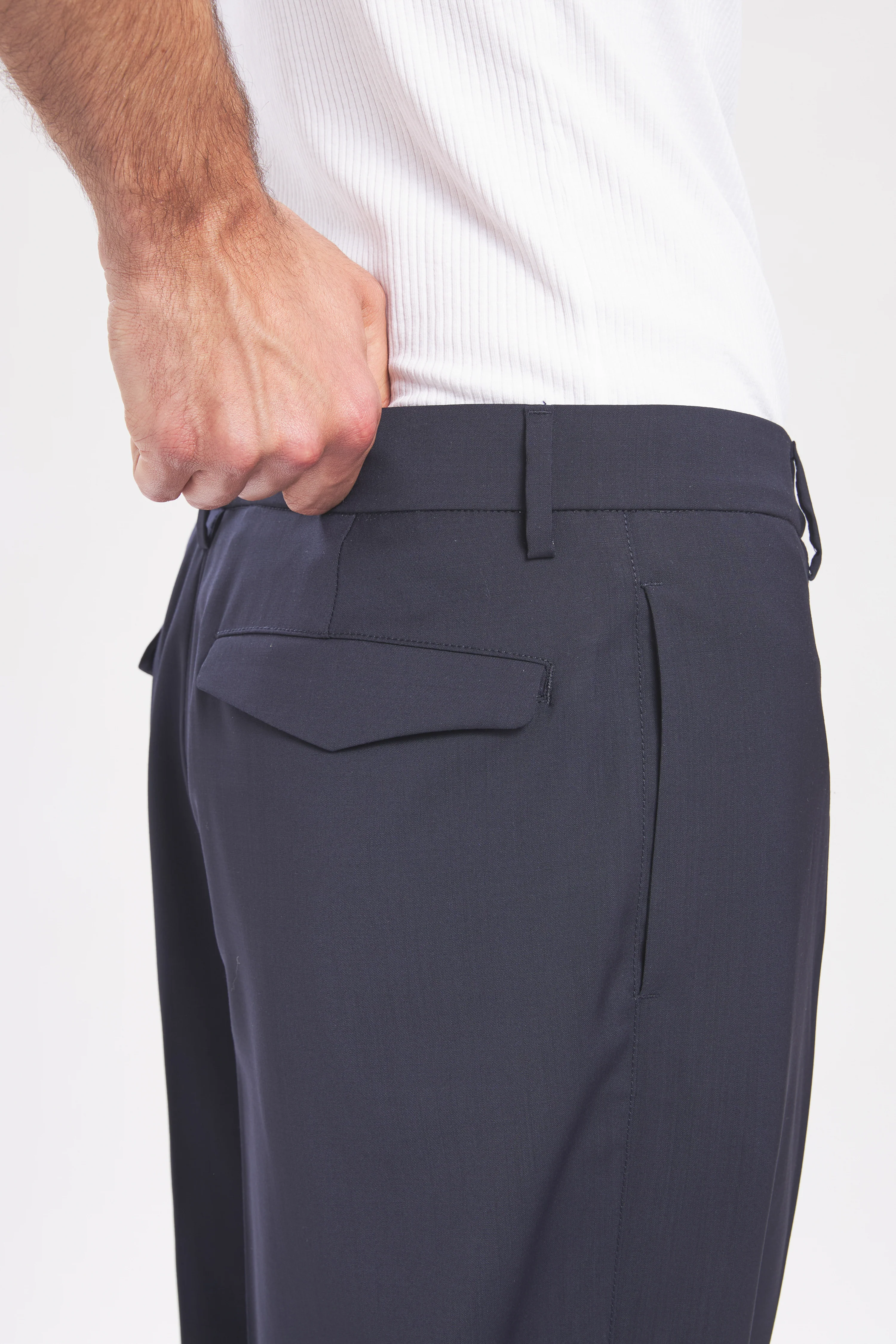 Trousers Delfo Tropical Navy - Image 6