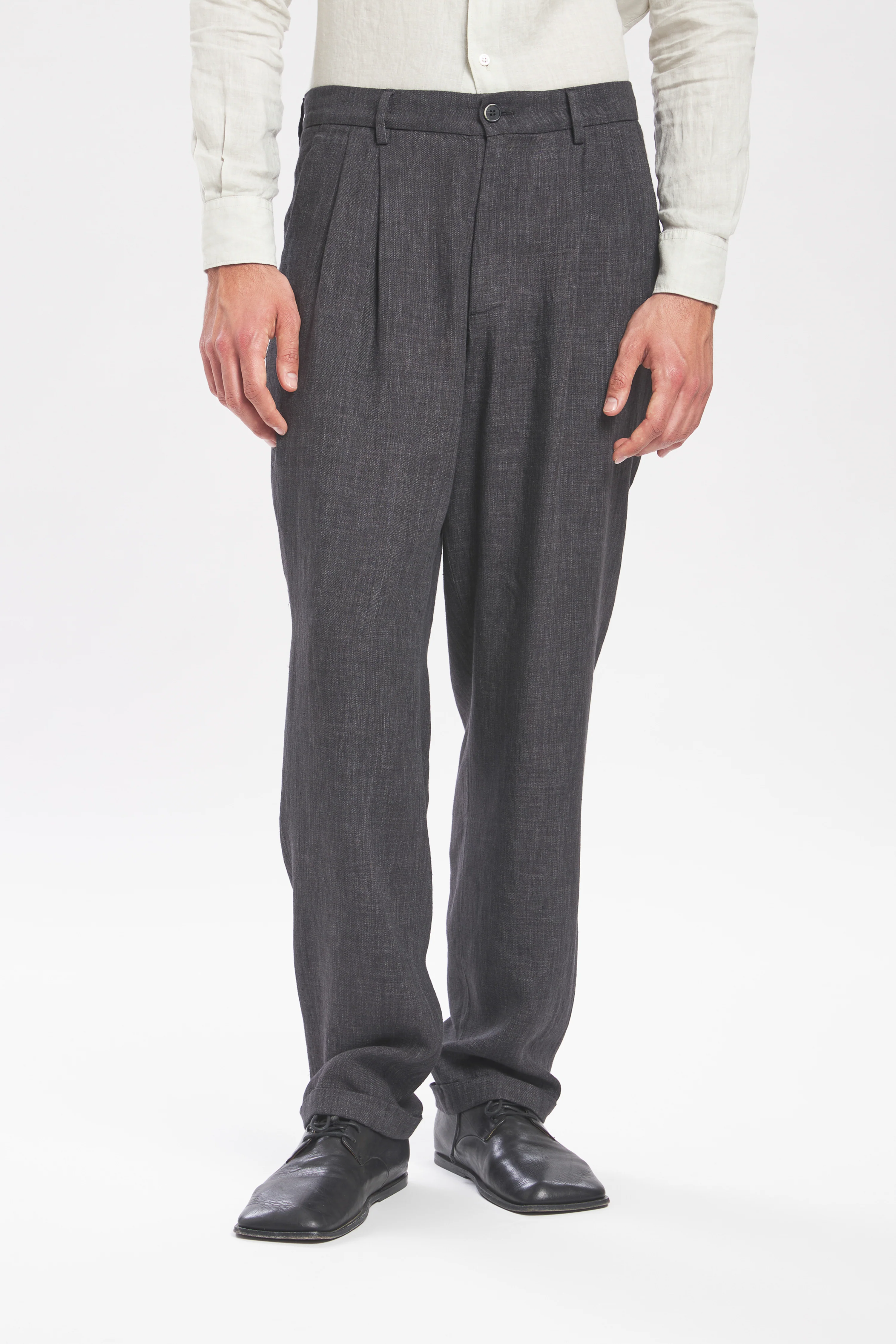 Trousers Drapier Simodo Piombo - Image 4